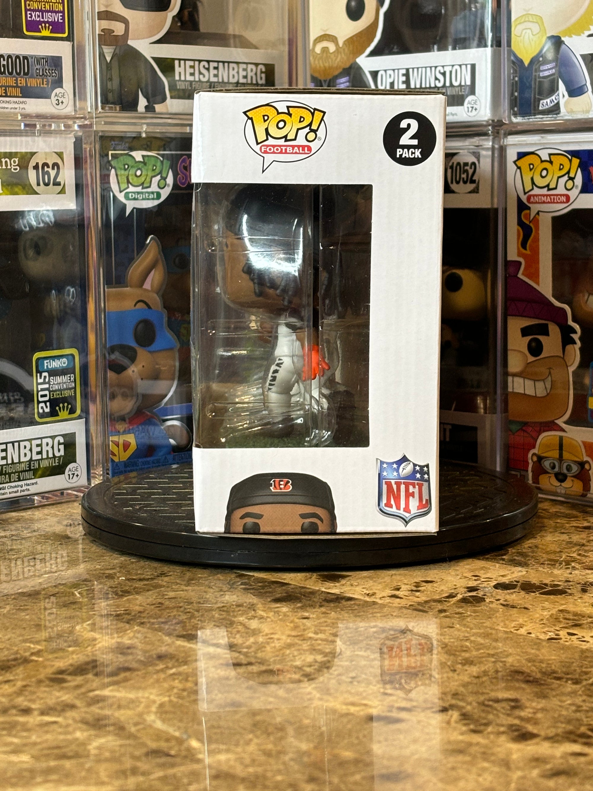 Funko Pop 2-Pack Cincinnati Bengals Joe Burrow & Ja'marr Chase