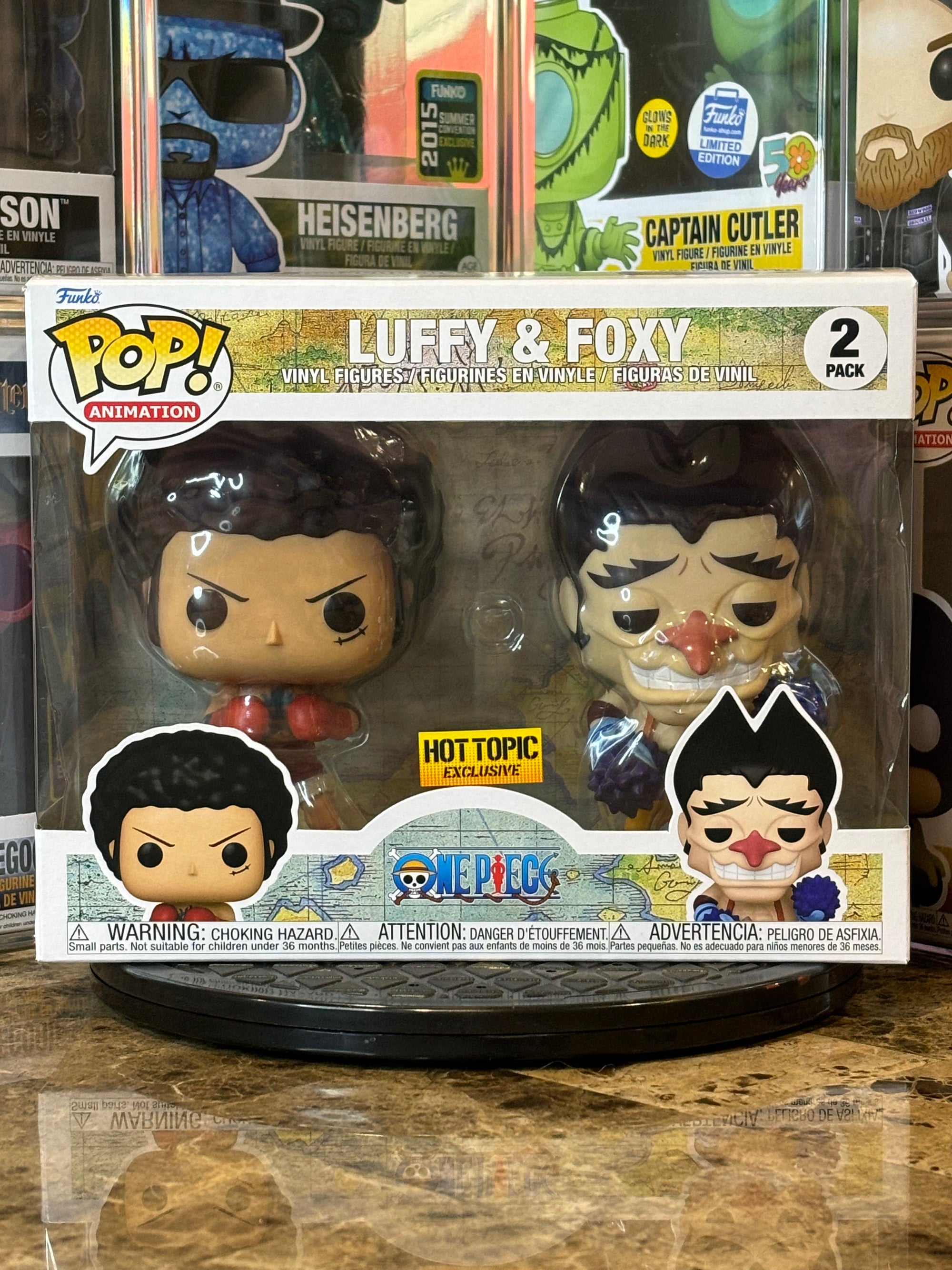 Funko Pop 2-Pack One Piece Luffy & Foxy