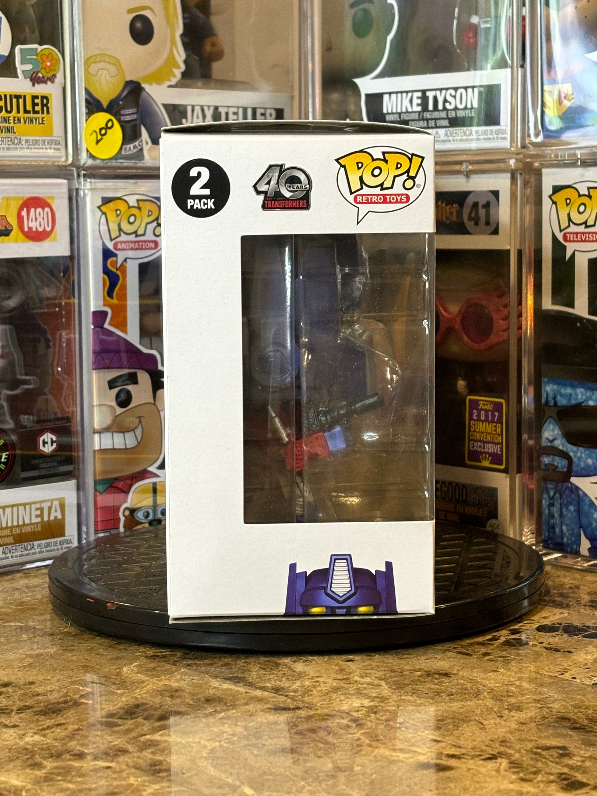 Funko Pop Transformers 40 Years Optimus Prime & Megatron 2-Pack