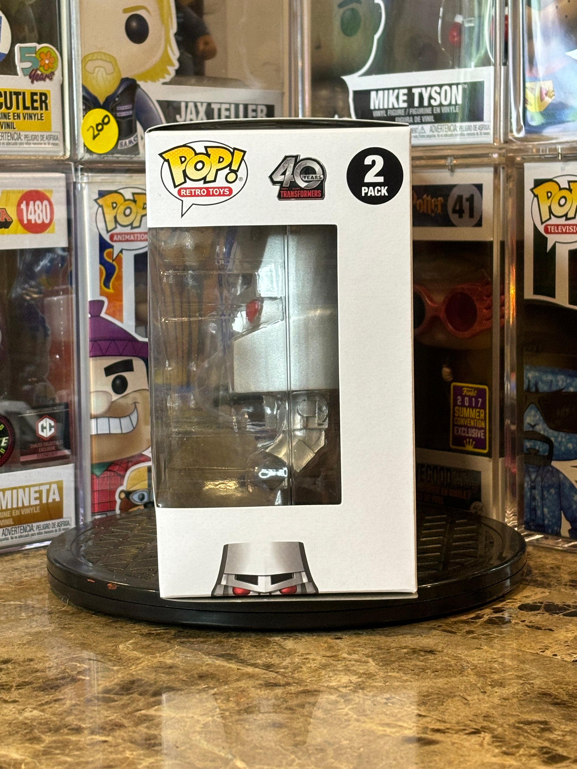 Funko Pop Transformers 40 Years Optimus Prime & Megatron 2-Pack