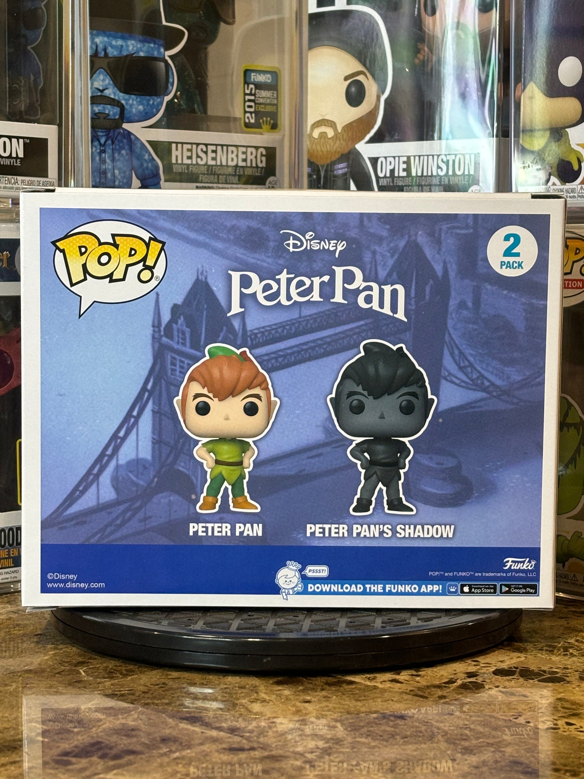 Funko Pop 2-Pack Disney Classics Peter Pan & Peter Pan's Shadow