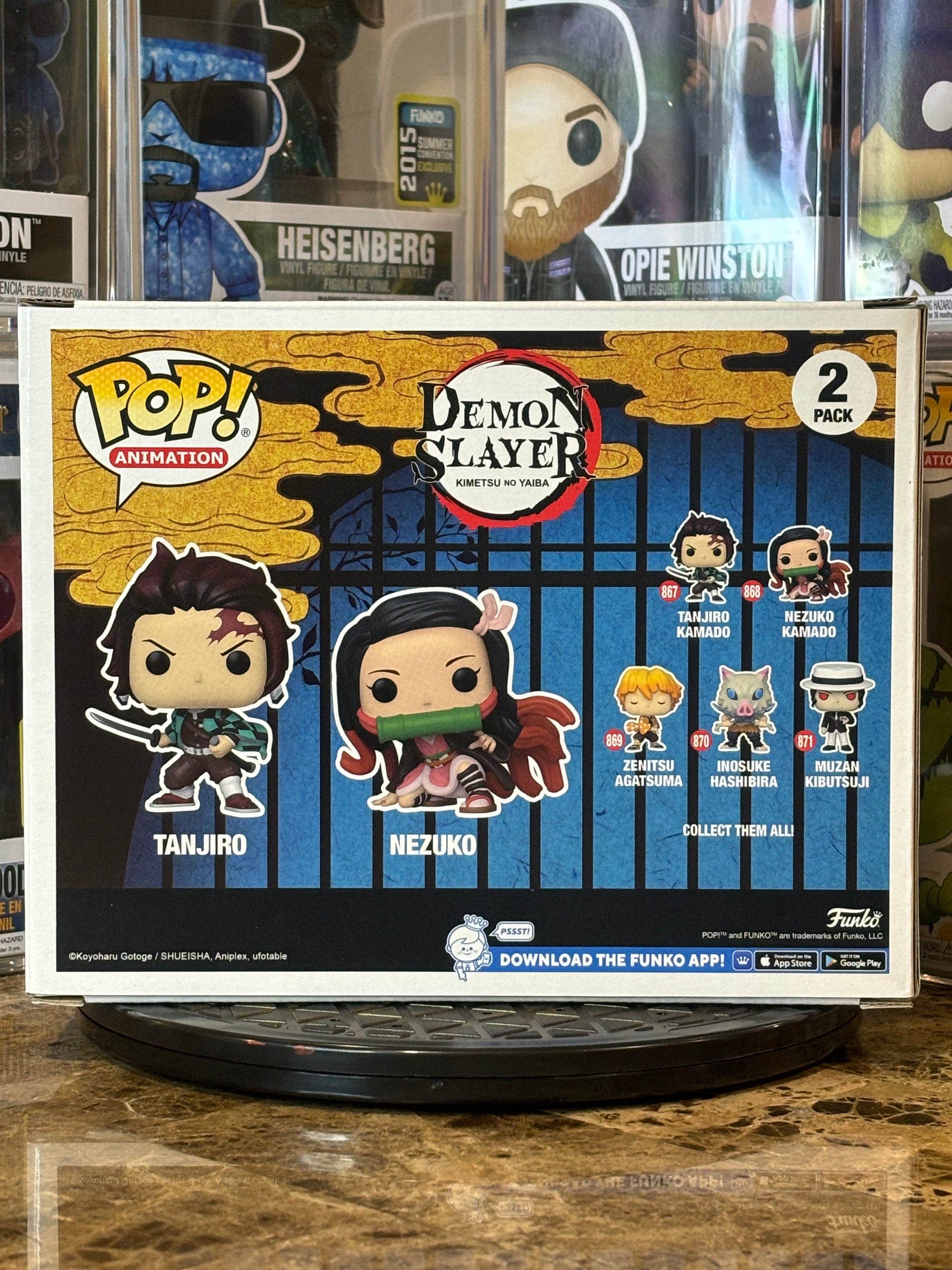 Funko Pop 2-Pack Demon Slayer Tanjiro & Nezuko