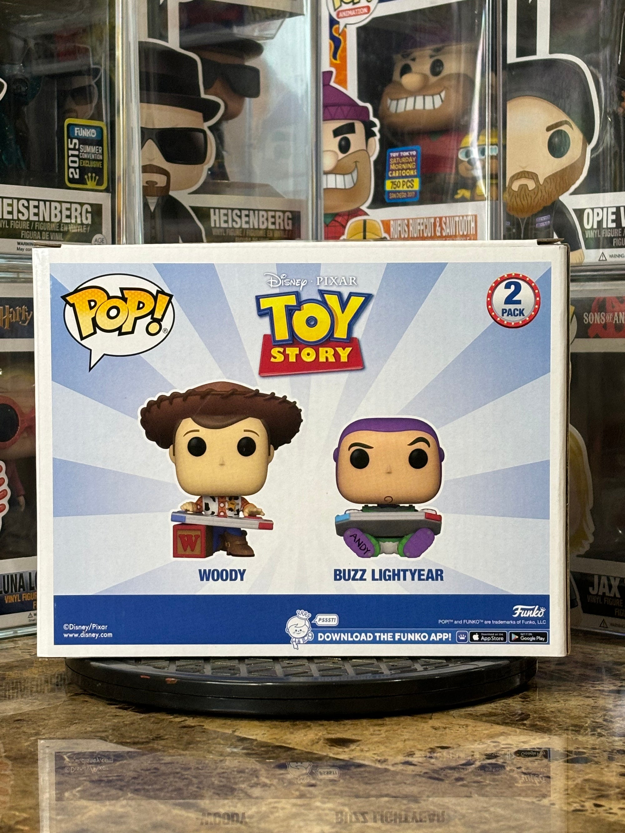 Funko Pop 2-Pack Woody & Buzz Lightyear