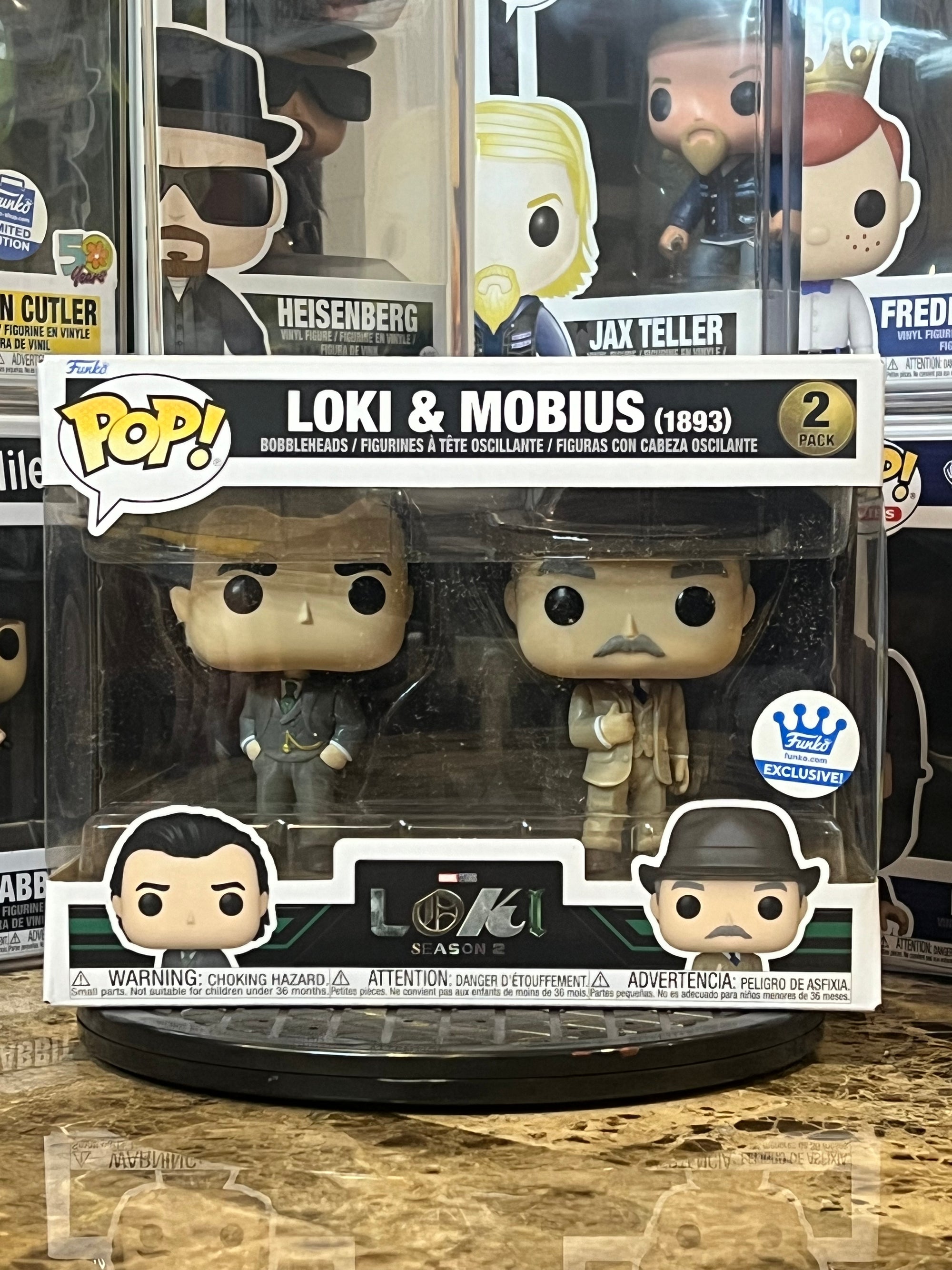 Funko Pop 2-Pack Loki Season 2 Loki & Mobius (1893)