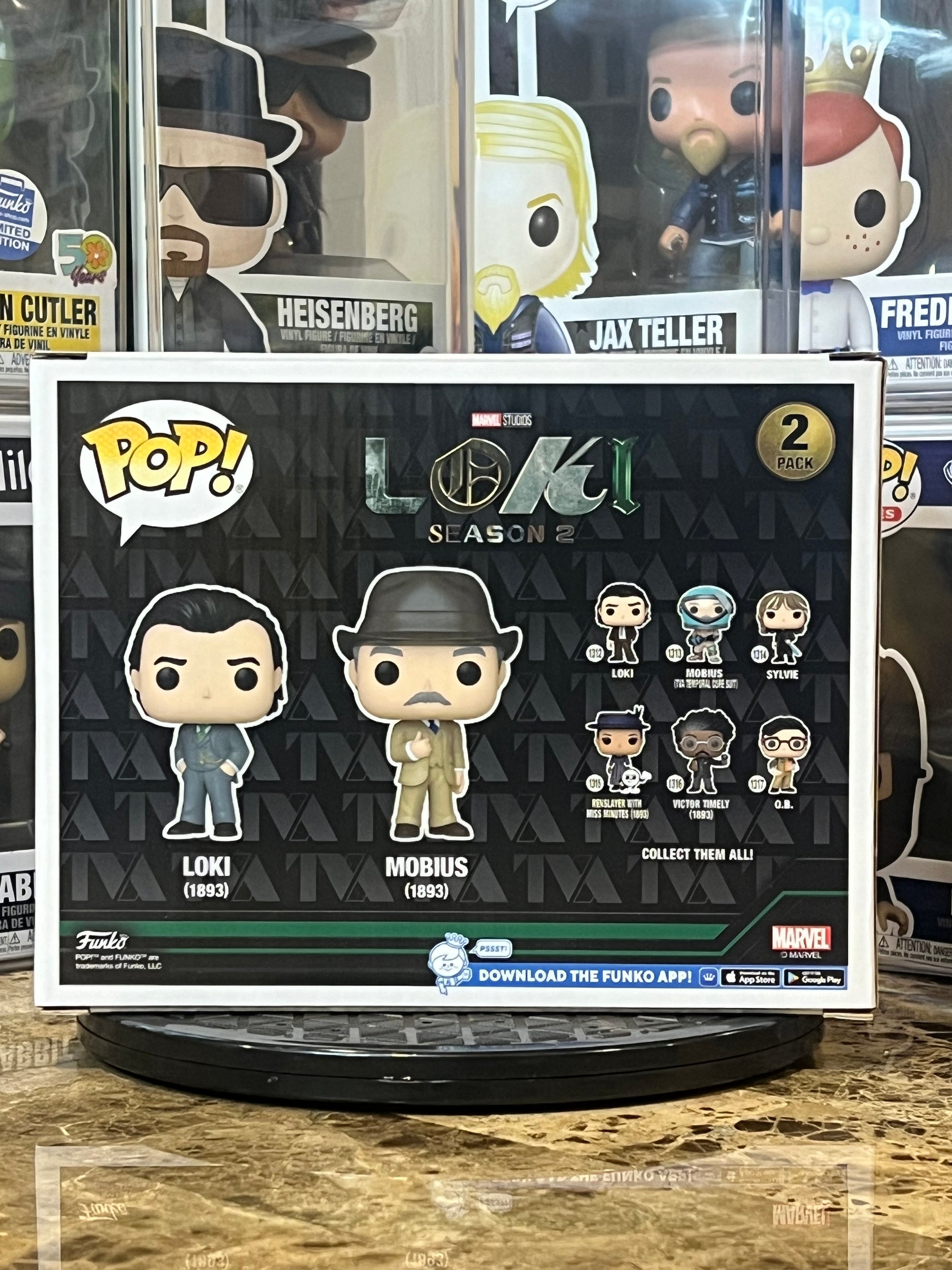 Funko Pop 2-Pack Loki Season 2 Loki & Mobius (1893)