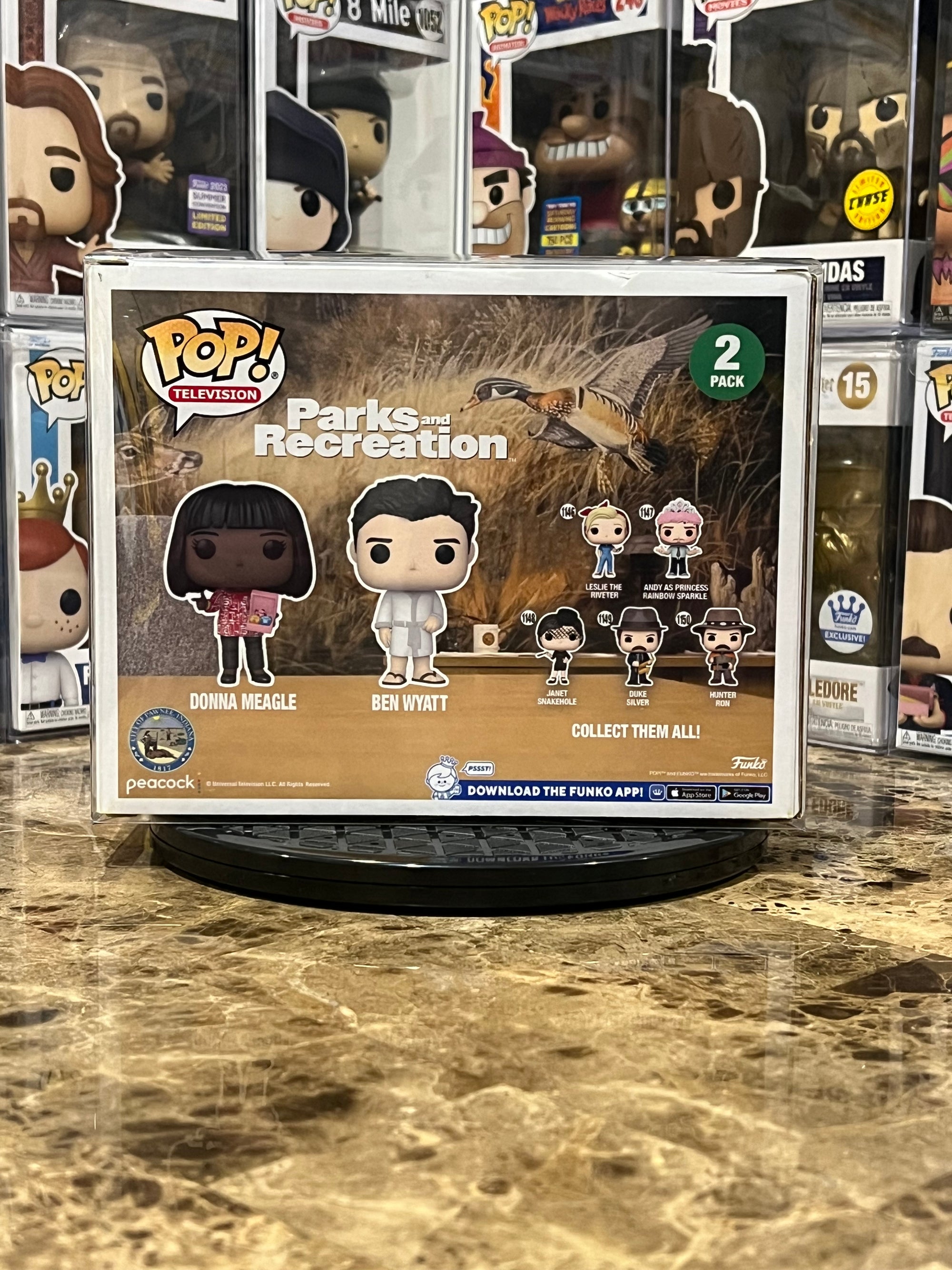 Funko Pop 2-Pack Parks and Recreation Donna & Ben Treat Yo' Self