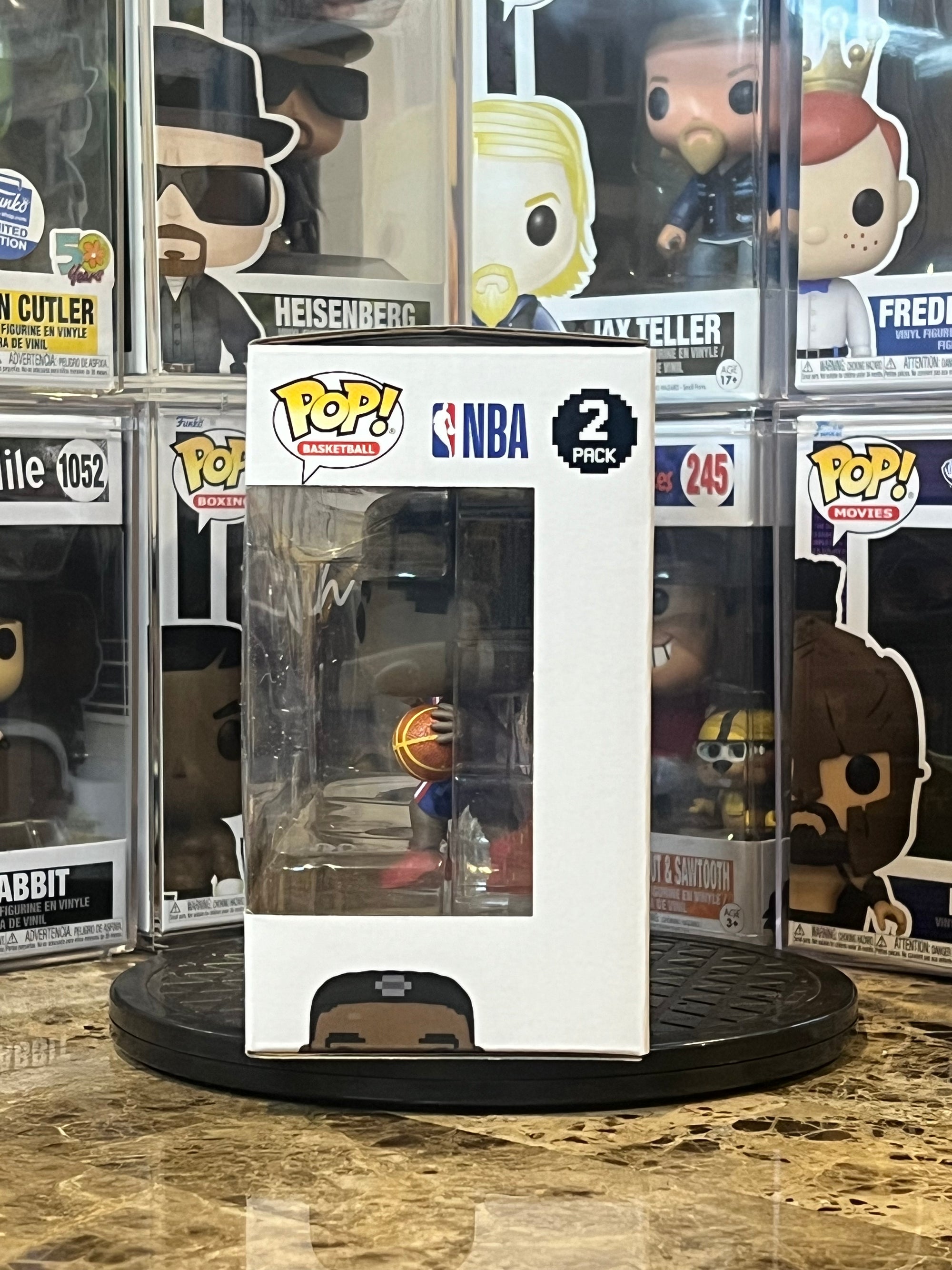 Funko Pop 2-Pack NBA Jam Dennis Rodman and Isiah Thomas