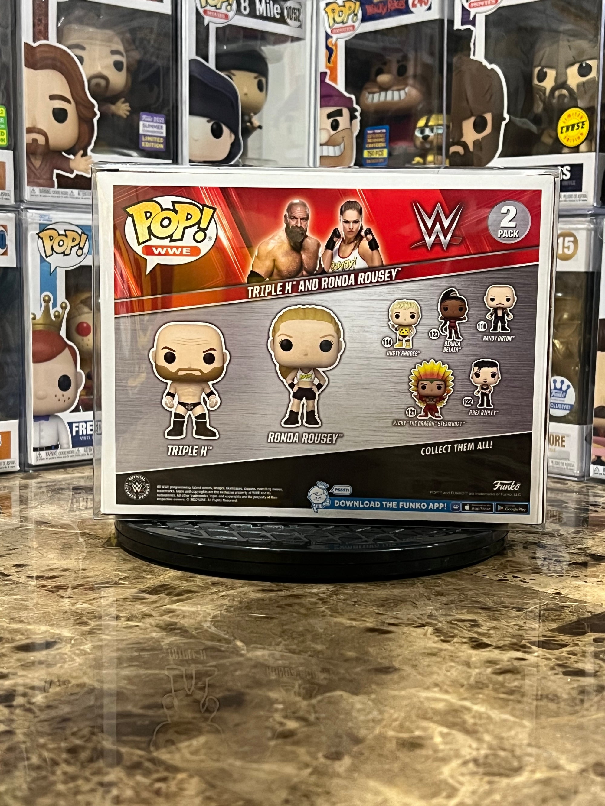 Funko Pop 2-pack WWE Triple H and Ronda Rousey