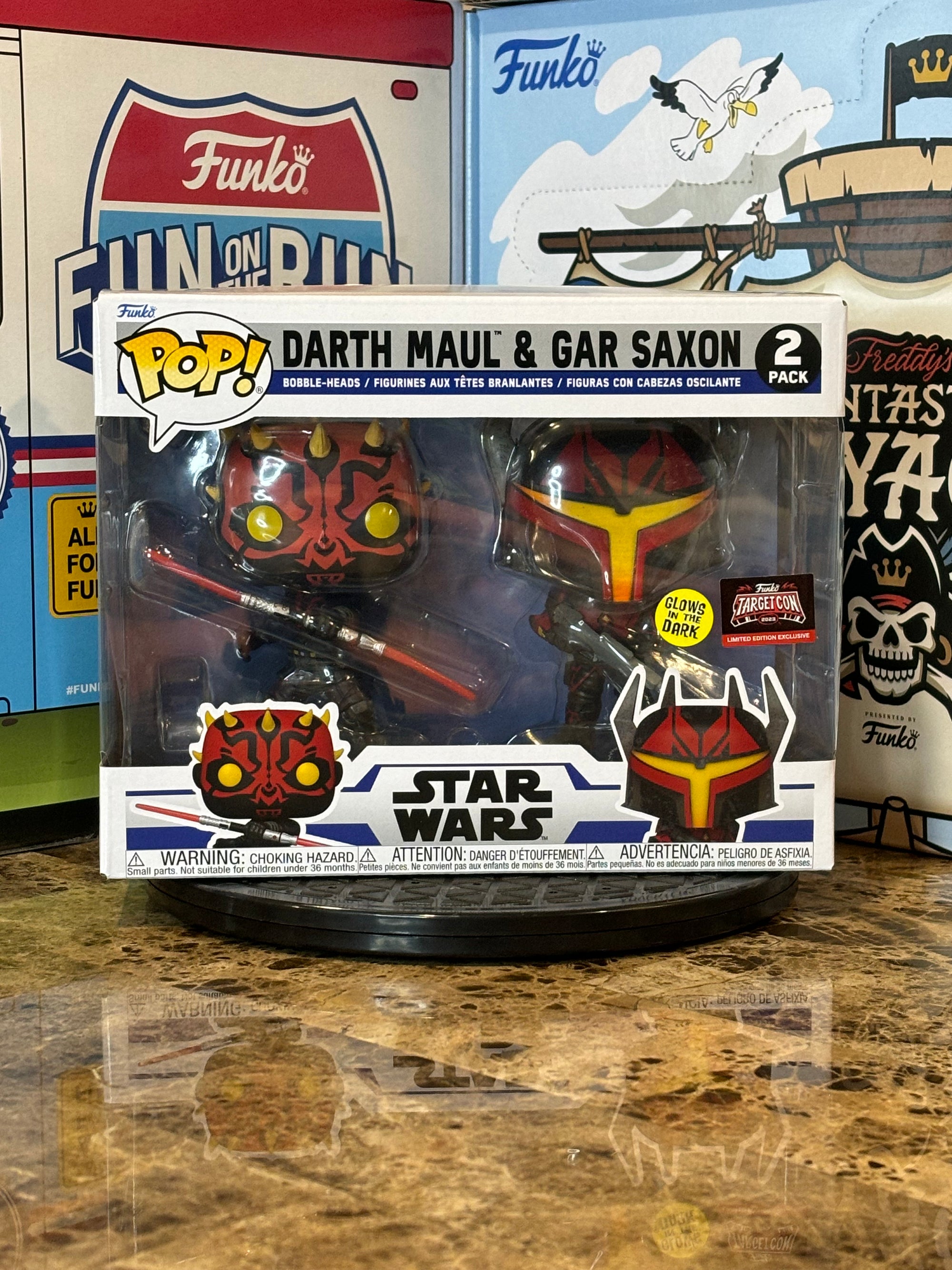 Funko Pop 2 Pack Star Wars Darth Maul & Gar Saxon