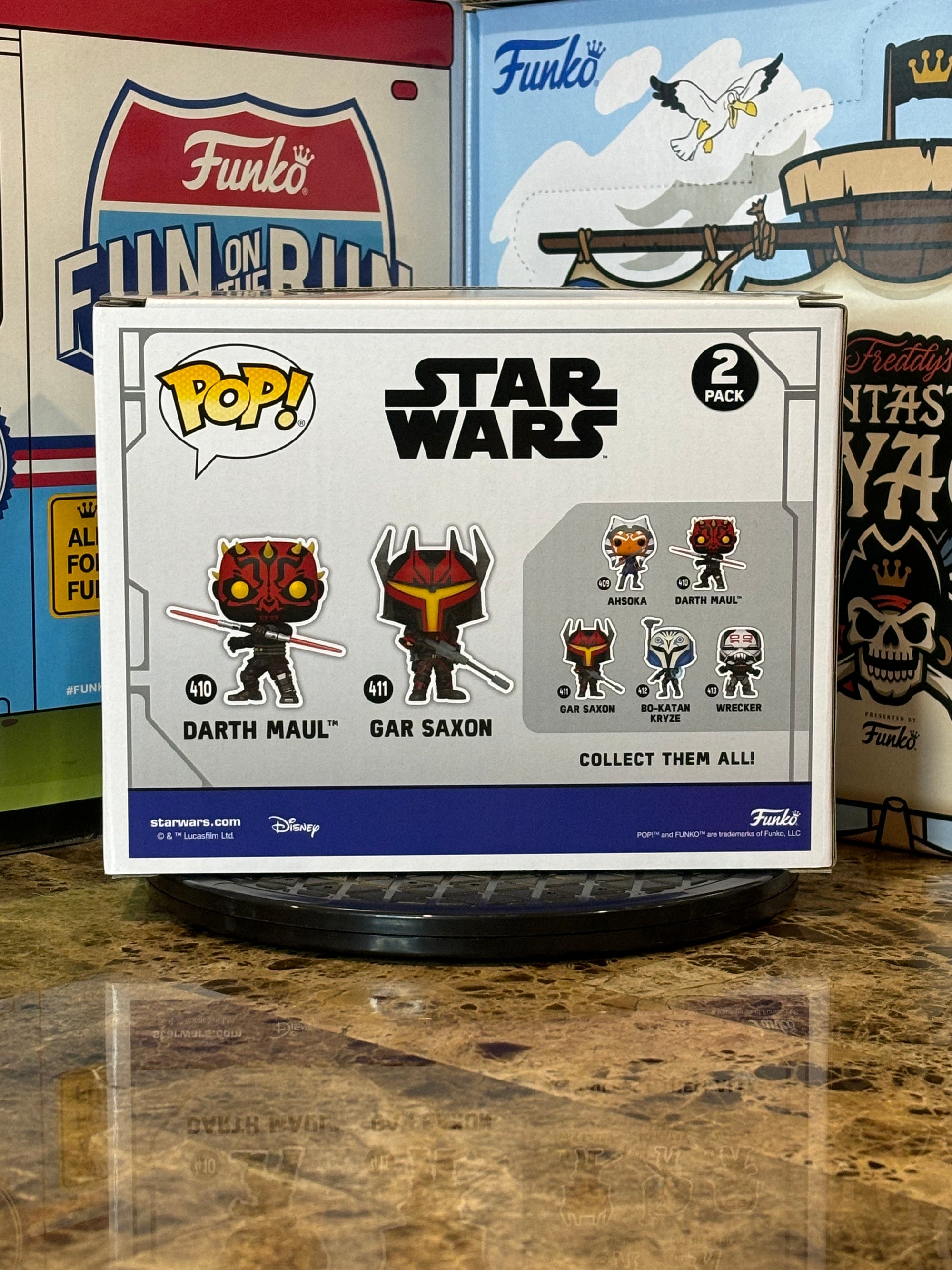 Funko Pop 2 Pack Star Wars Darth Maul & Gar Saxon