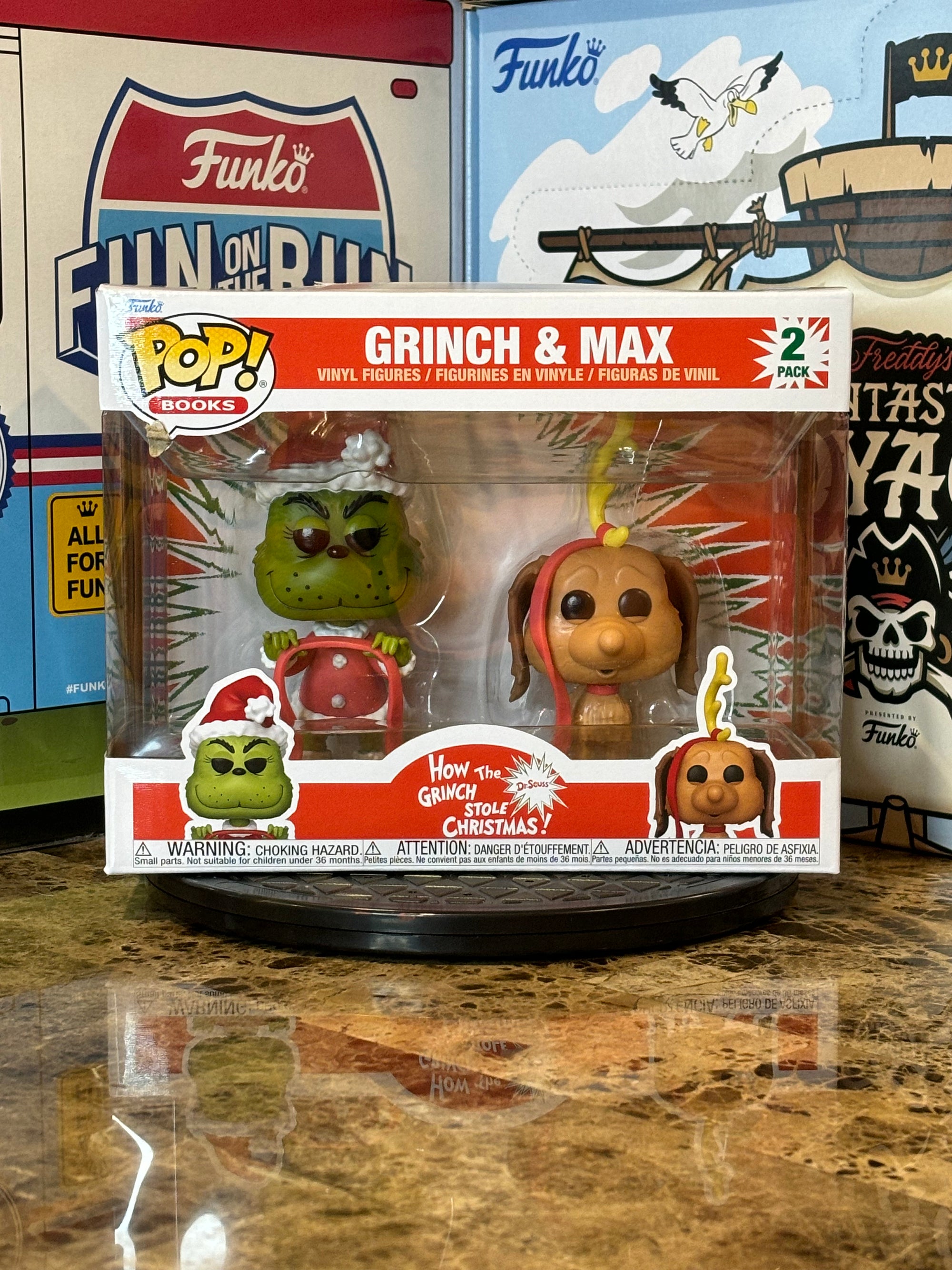 Funko Pop 2 Pack How the Grinch Stole Christmas Grinch & Max