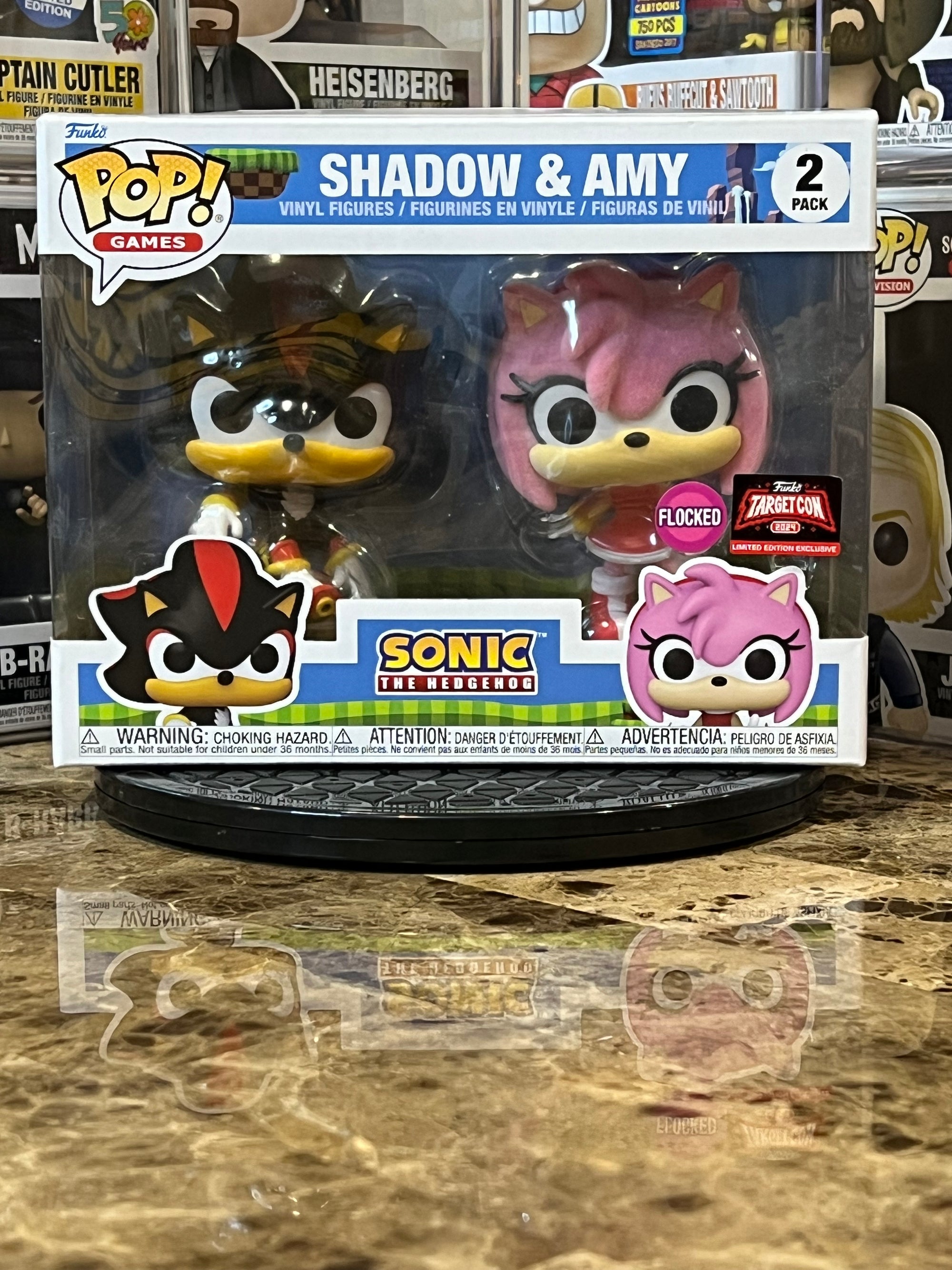 Funko Pop 2-Pack Sonic the Hedgehog Shadow & Amy