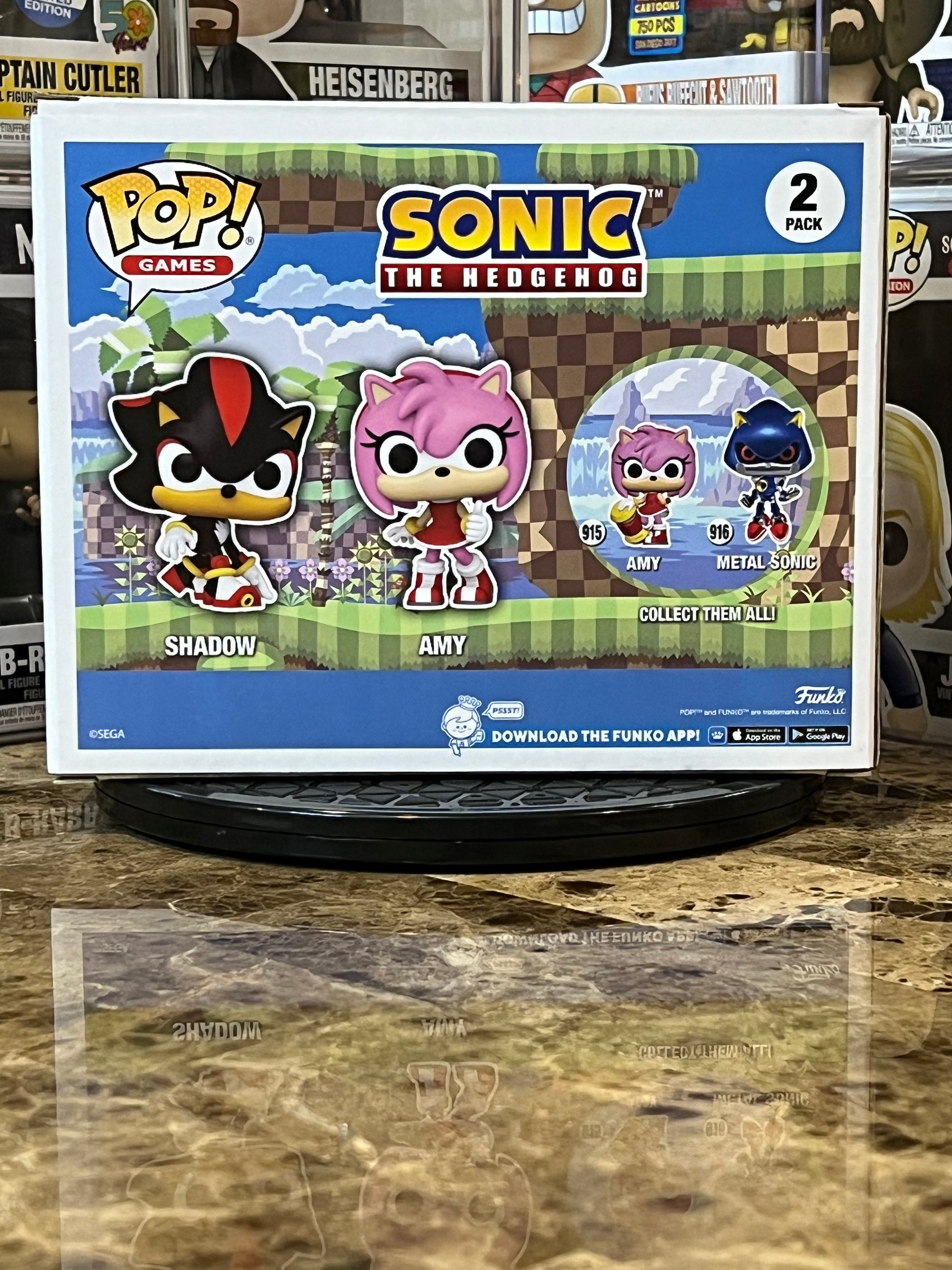 Funko Pop 2-Pack Sonic the Hedgehog Shadow & Amy