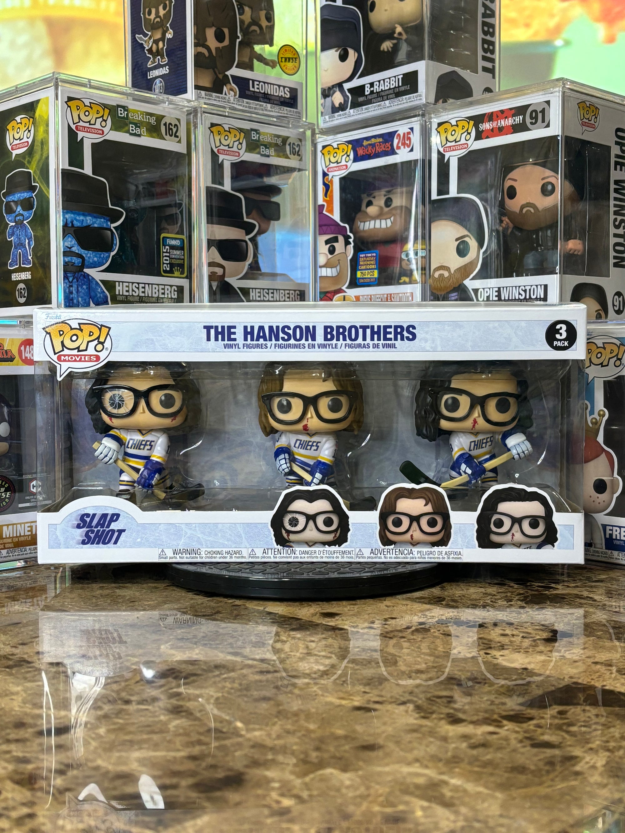 Funko Pop 3-Pack Slapshot The Hanson Brothers