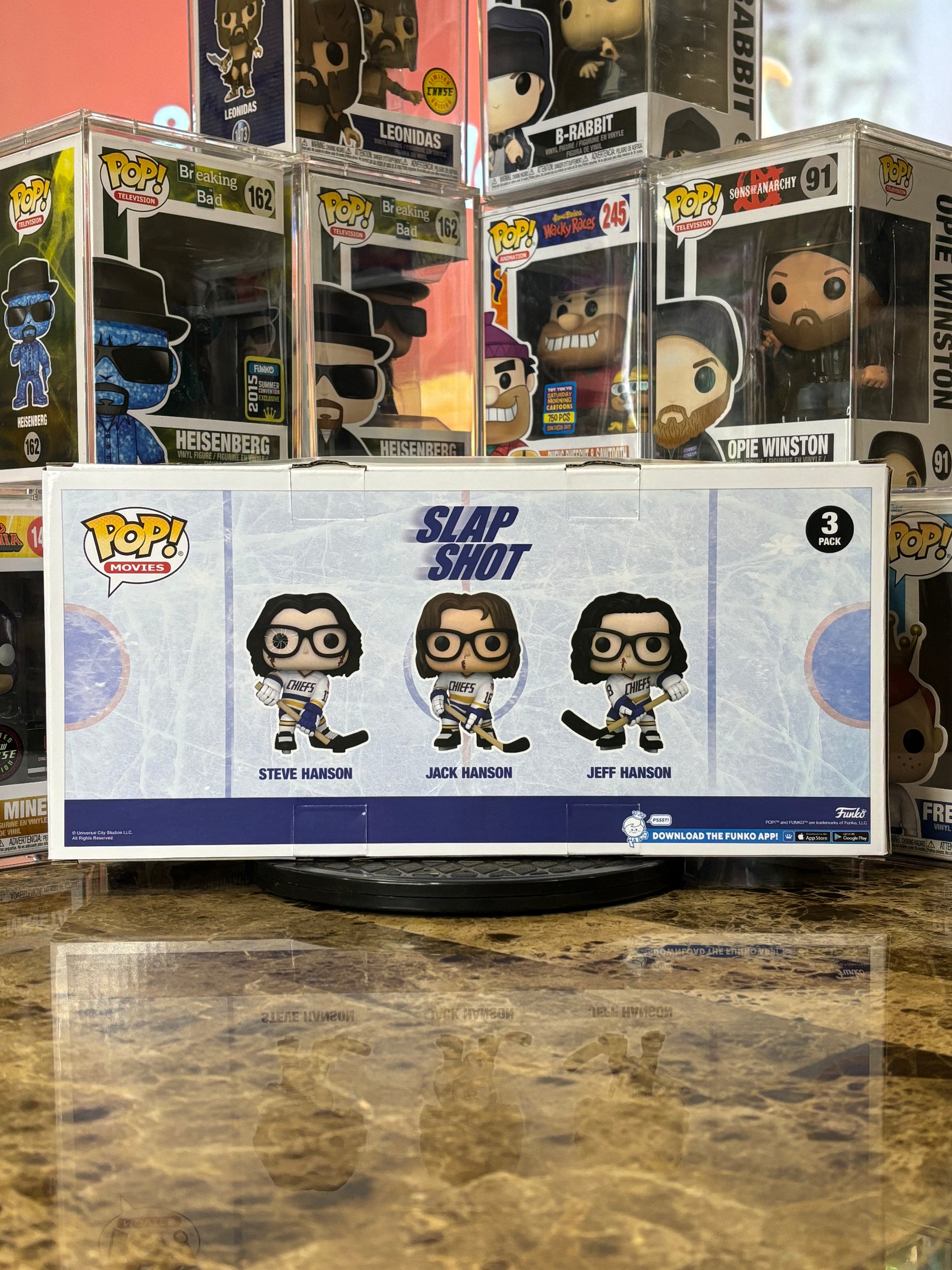 Funko Pop 3-Pack Slapshot The Hanson Brothers