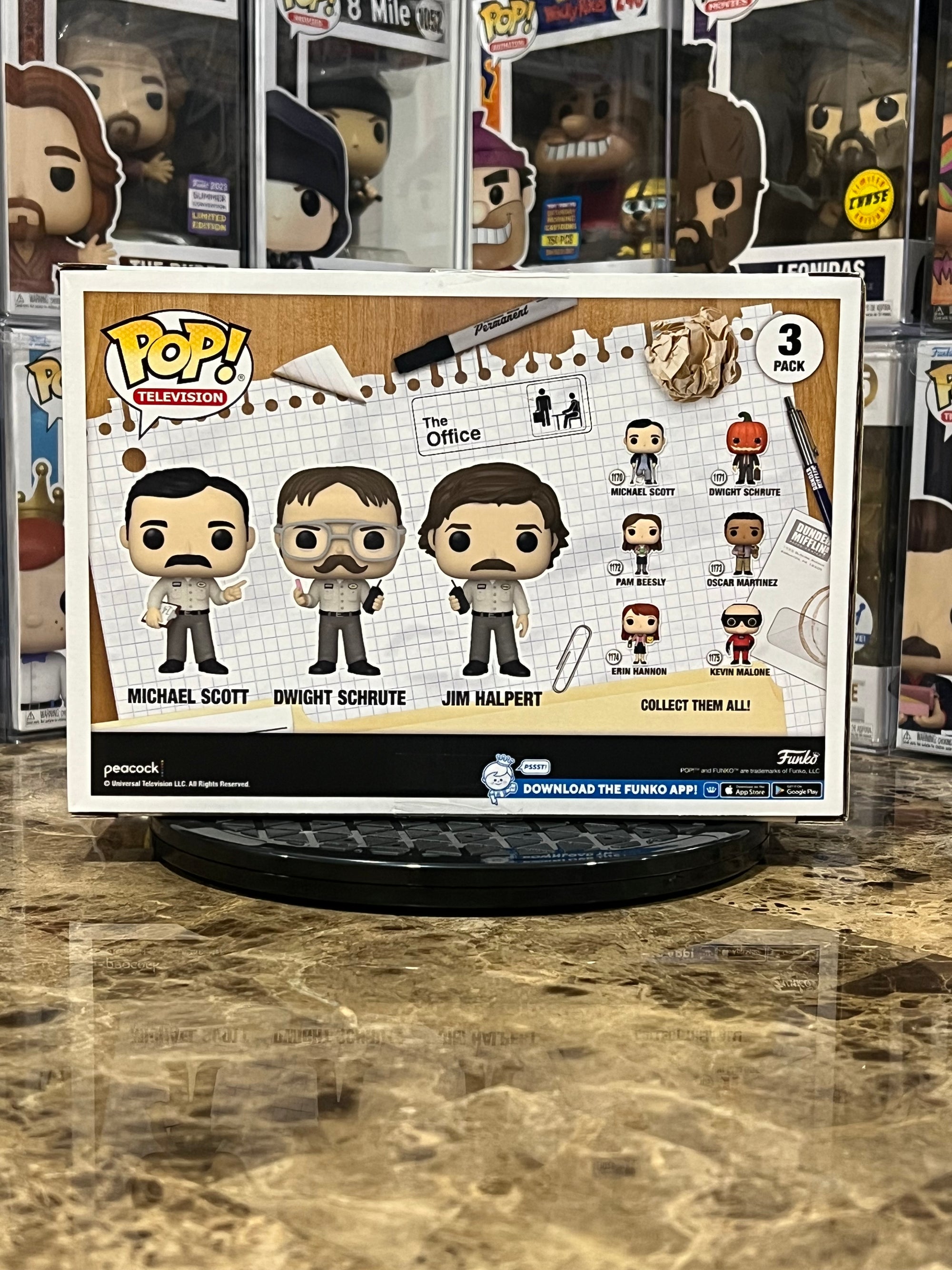 Funko Pop 3-pack The Office Utica Prank