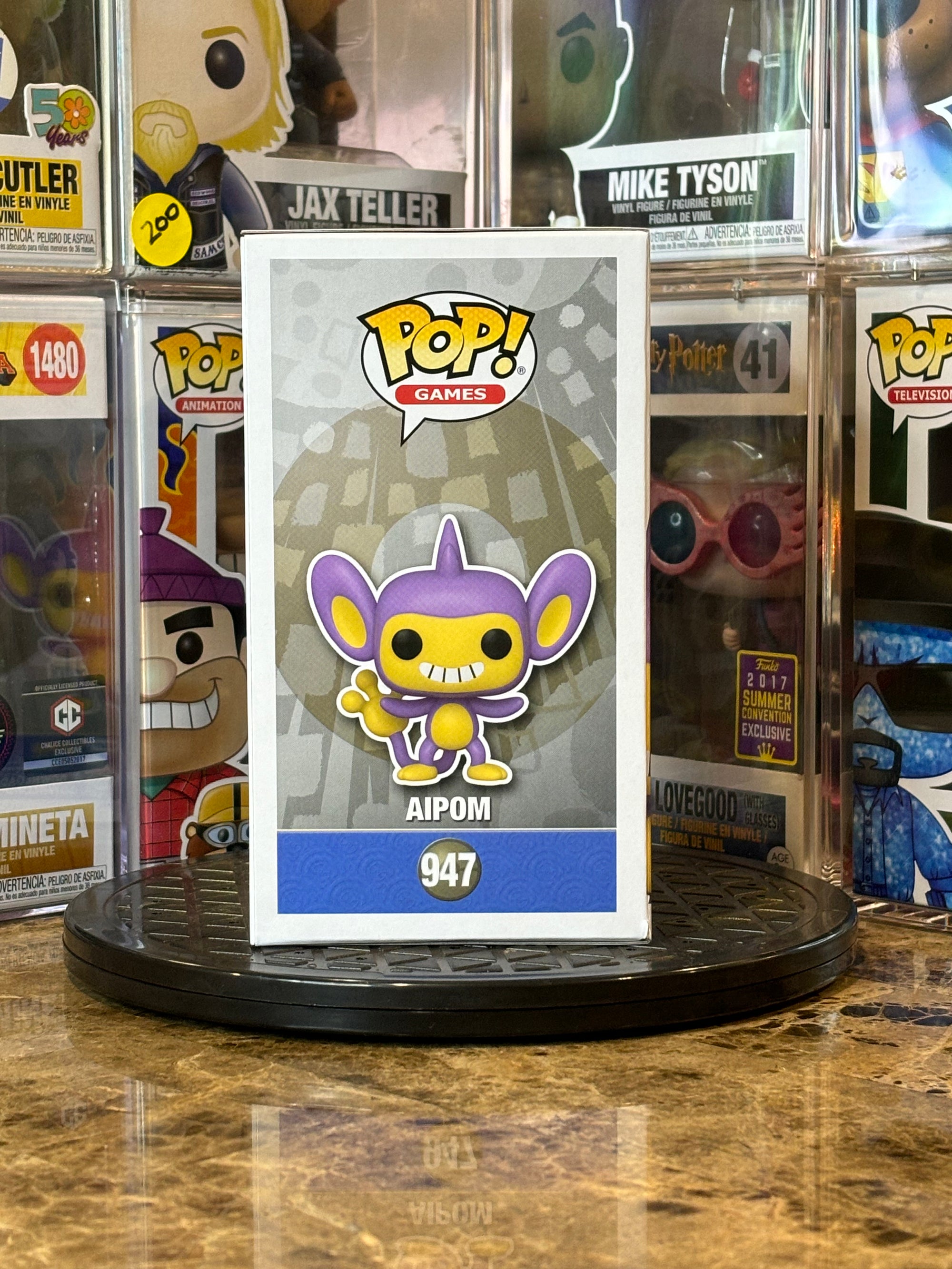 Funko Pop Pokemon Aipom (Flocked) #947