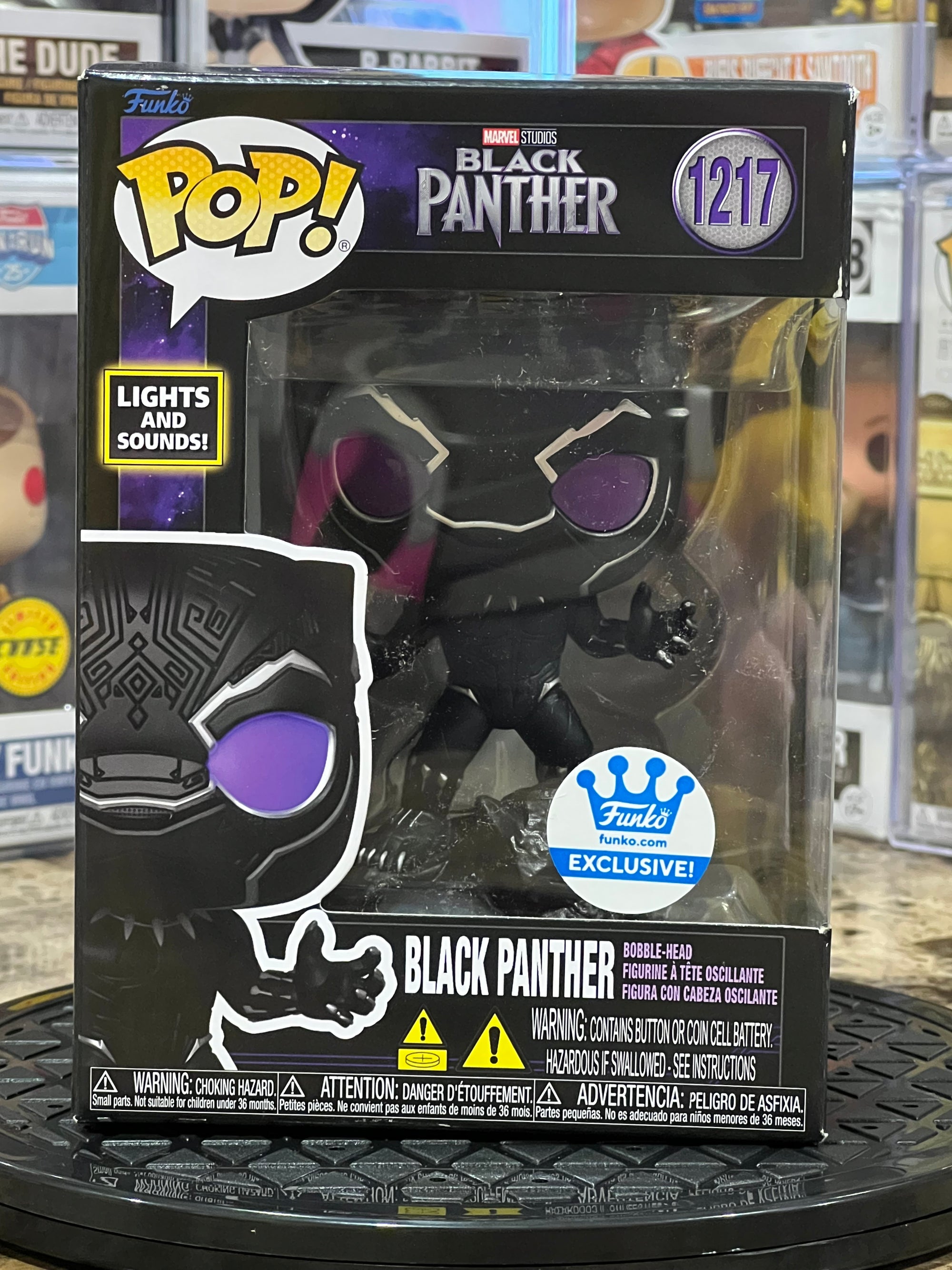 Funko Pop Black Panther #1217 Lights & Sounds