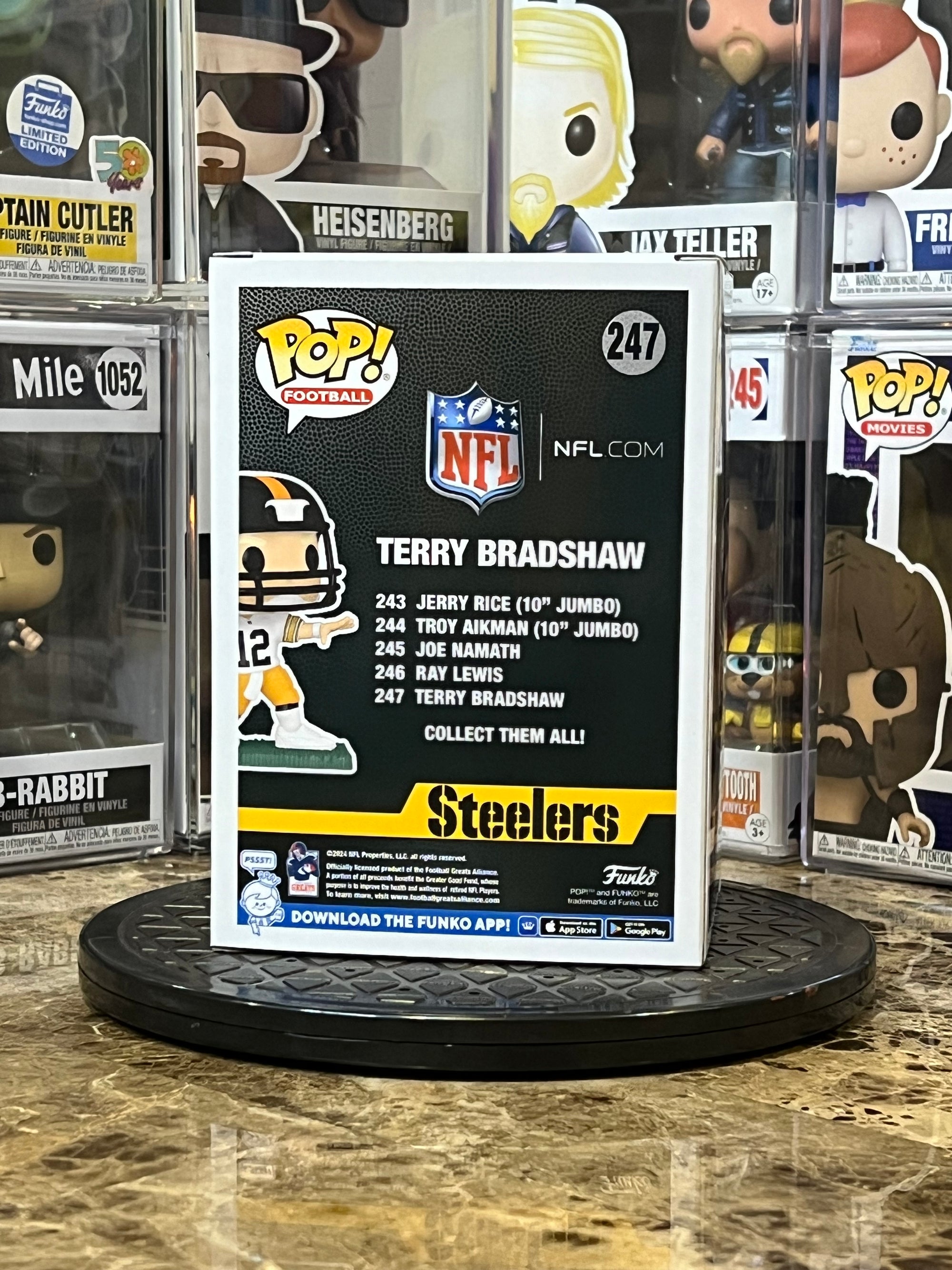 Funko Pop Pittsburgh Steelers Terry Bradshaw #247