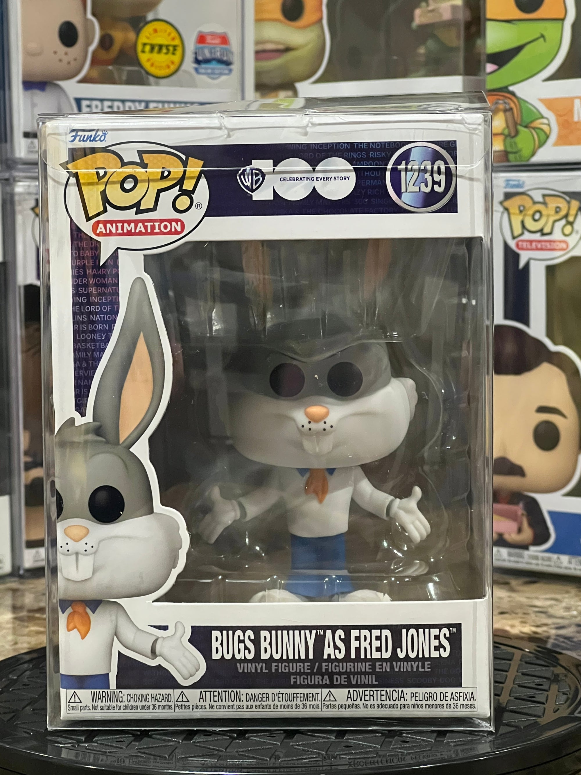 Funko Pop WB100 Bugs Bunny as Fred Jones #1239