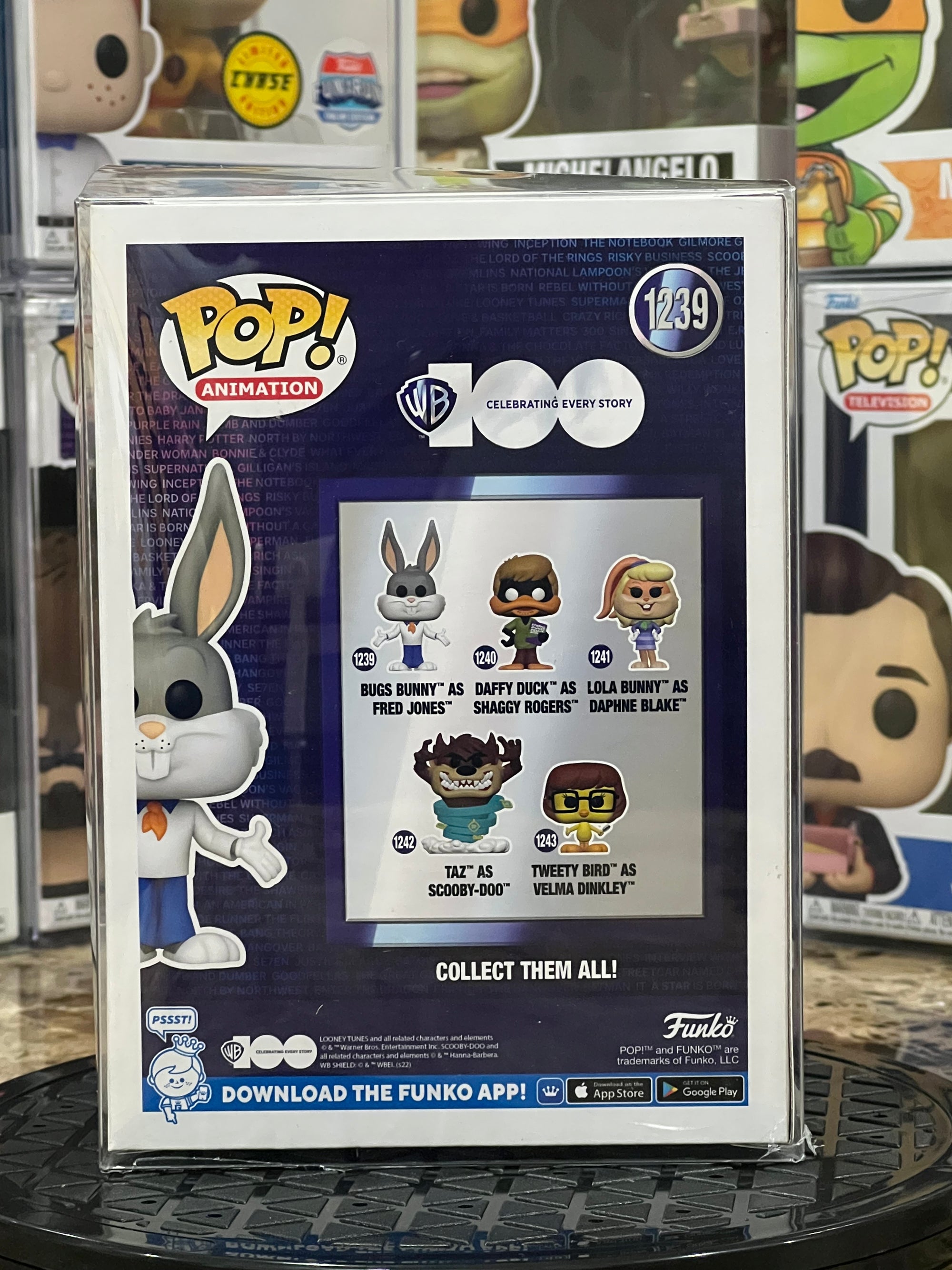 Funko Pop WB100 Bugs Bunny as Fred Jones #1239