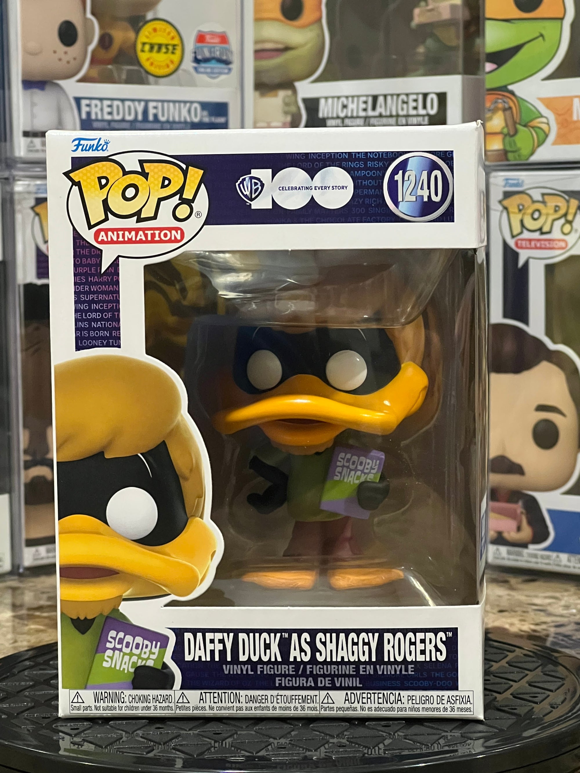 Funko Pop WB100 Daffy Duck as Shaggy Rogers #1240