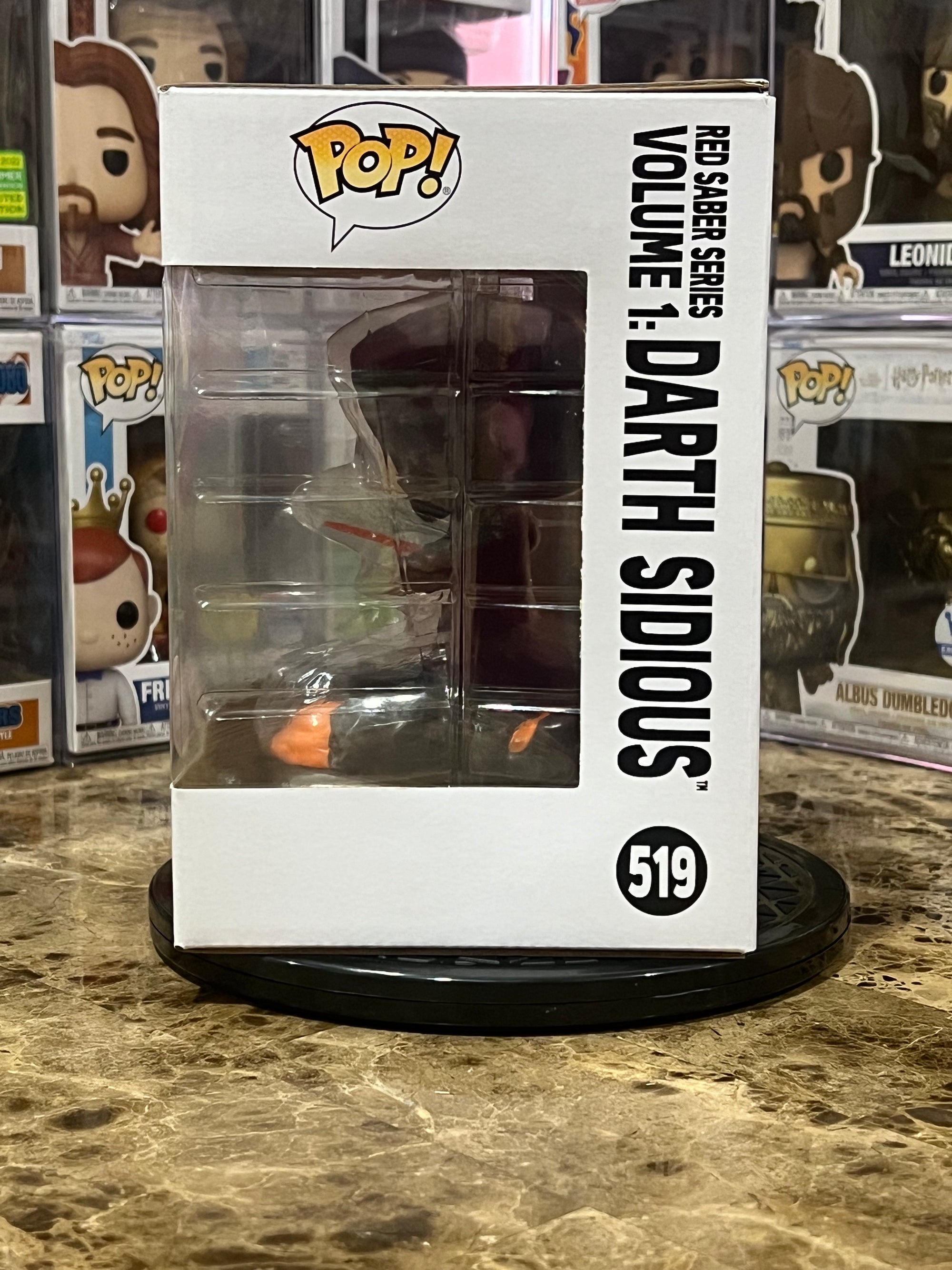 Funko Pop Star Wars Red Saber Series Vol 1: Darth Sidious #519
