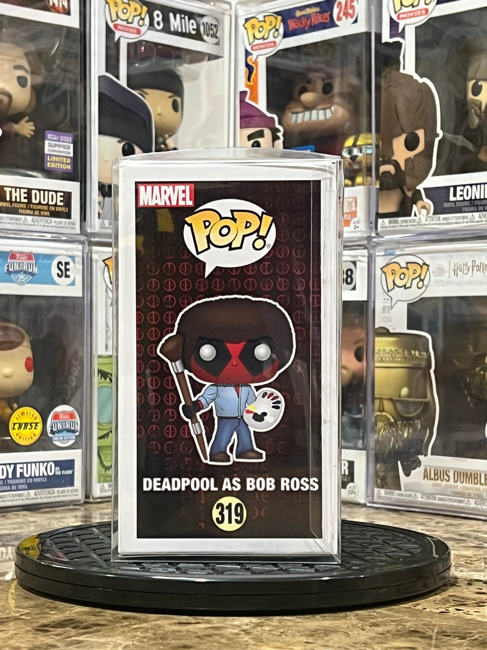 Funko Pop Marvel Deadpool as Bob Ross #319