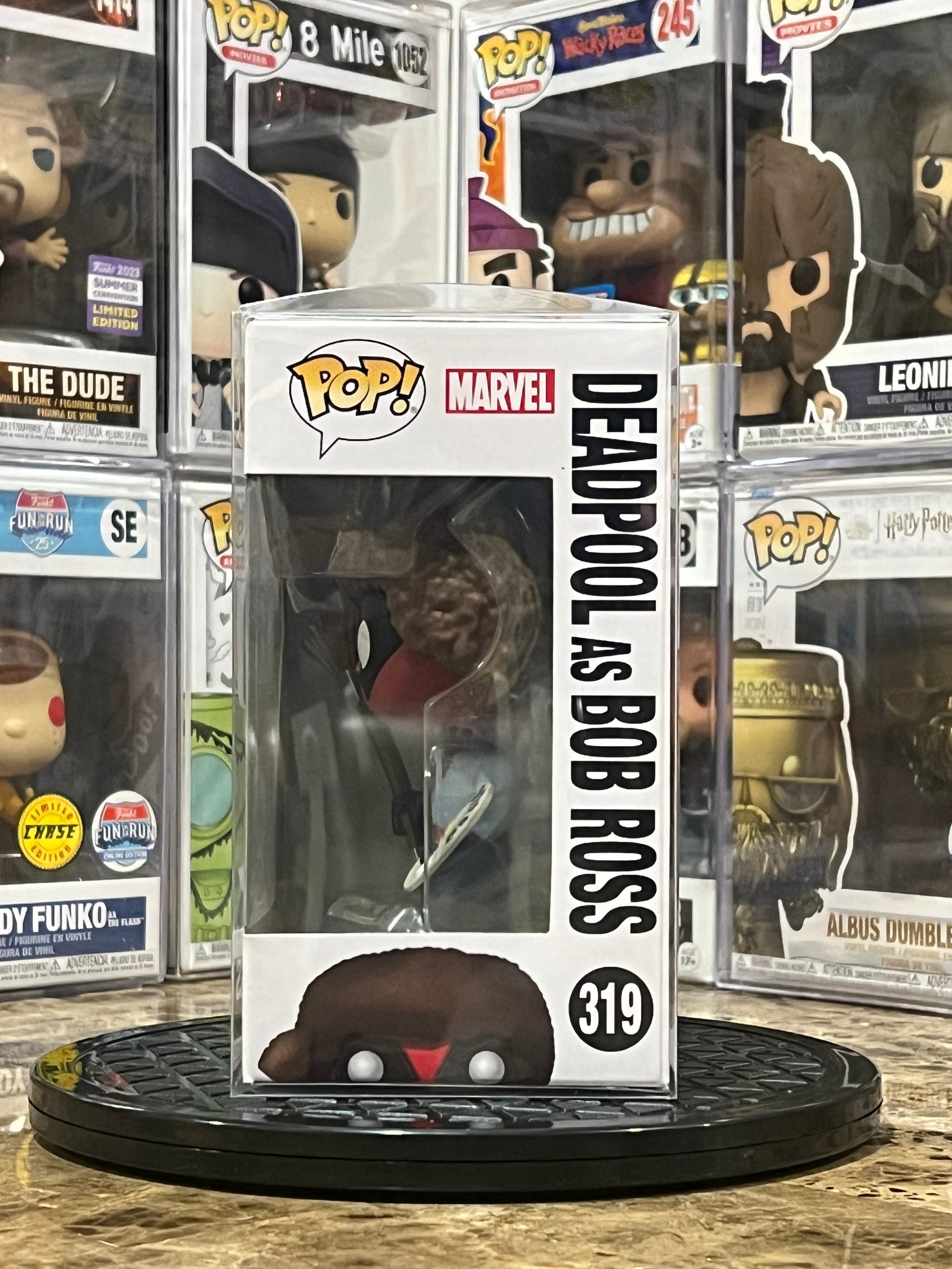 Funko Pop Marvel Deadpool as Bob Ross #319
