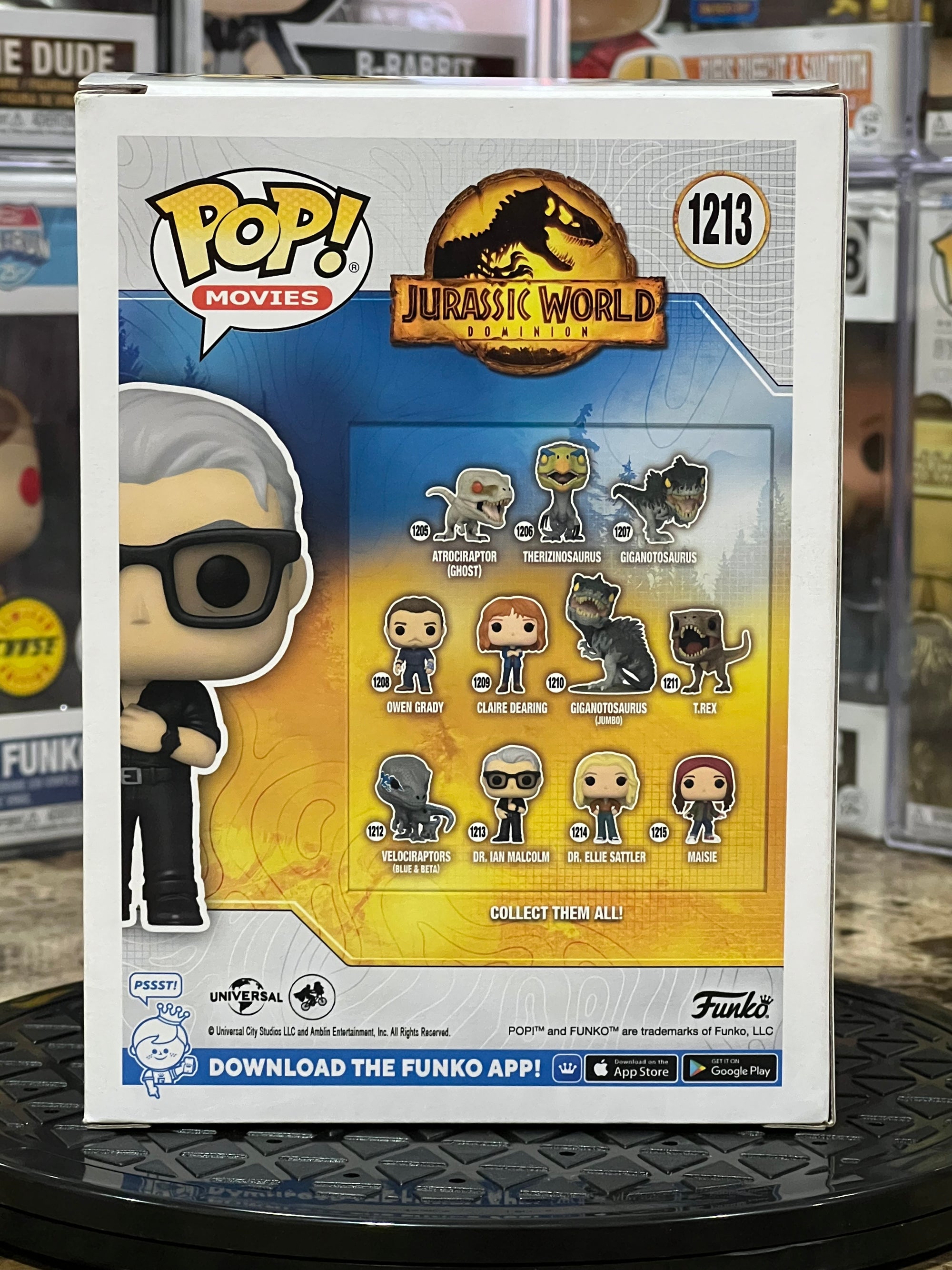 Funko Pop Jurassic World Dominion Dr. Ian Malcolm #1213