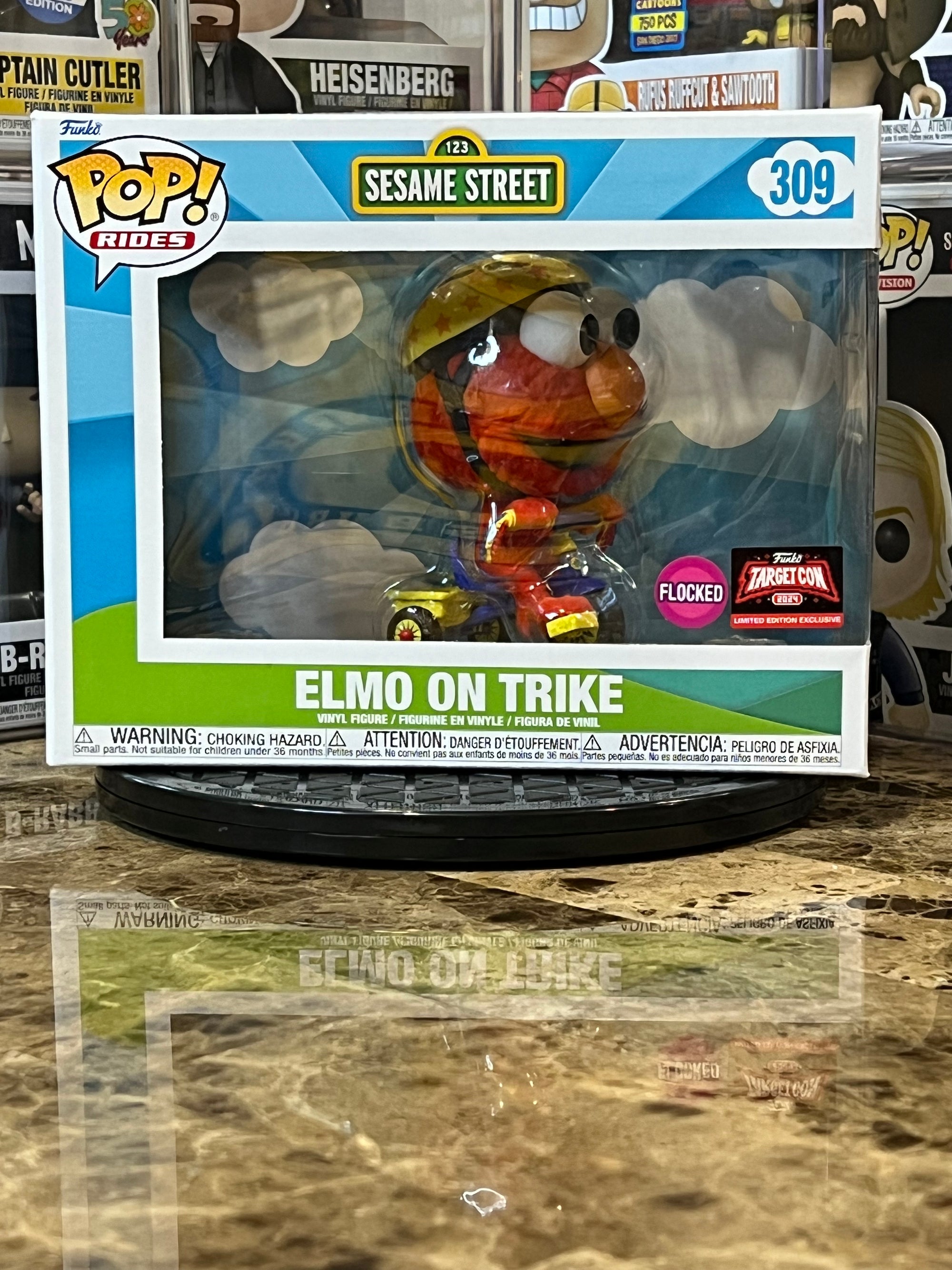 Funko Pop Rides Sesame Street Elmo on Trike #309