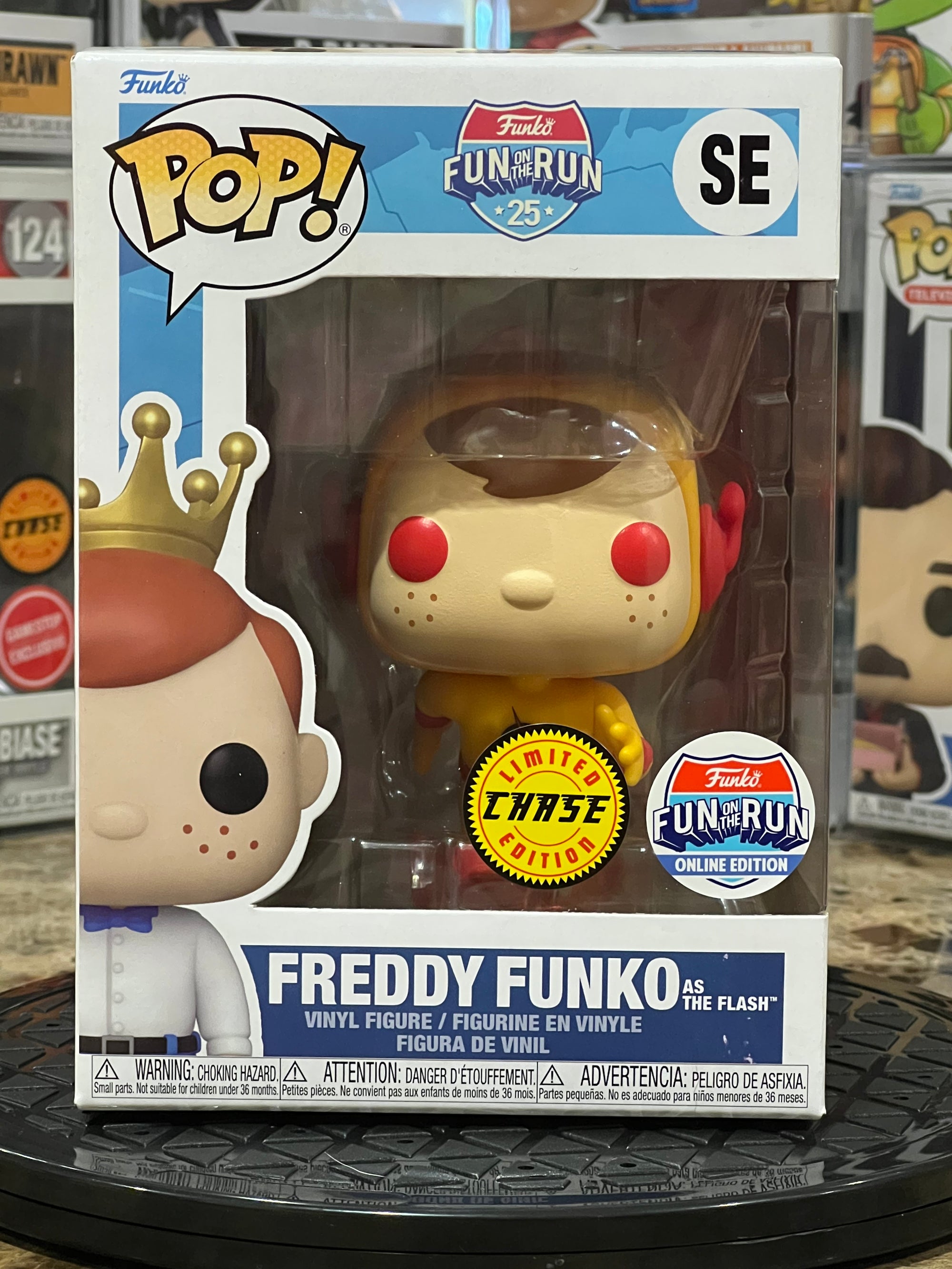 Funko Pop Fun In the Run Freddy Funko as The Flash Chase Limited Edition #SE