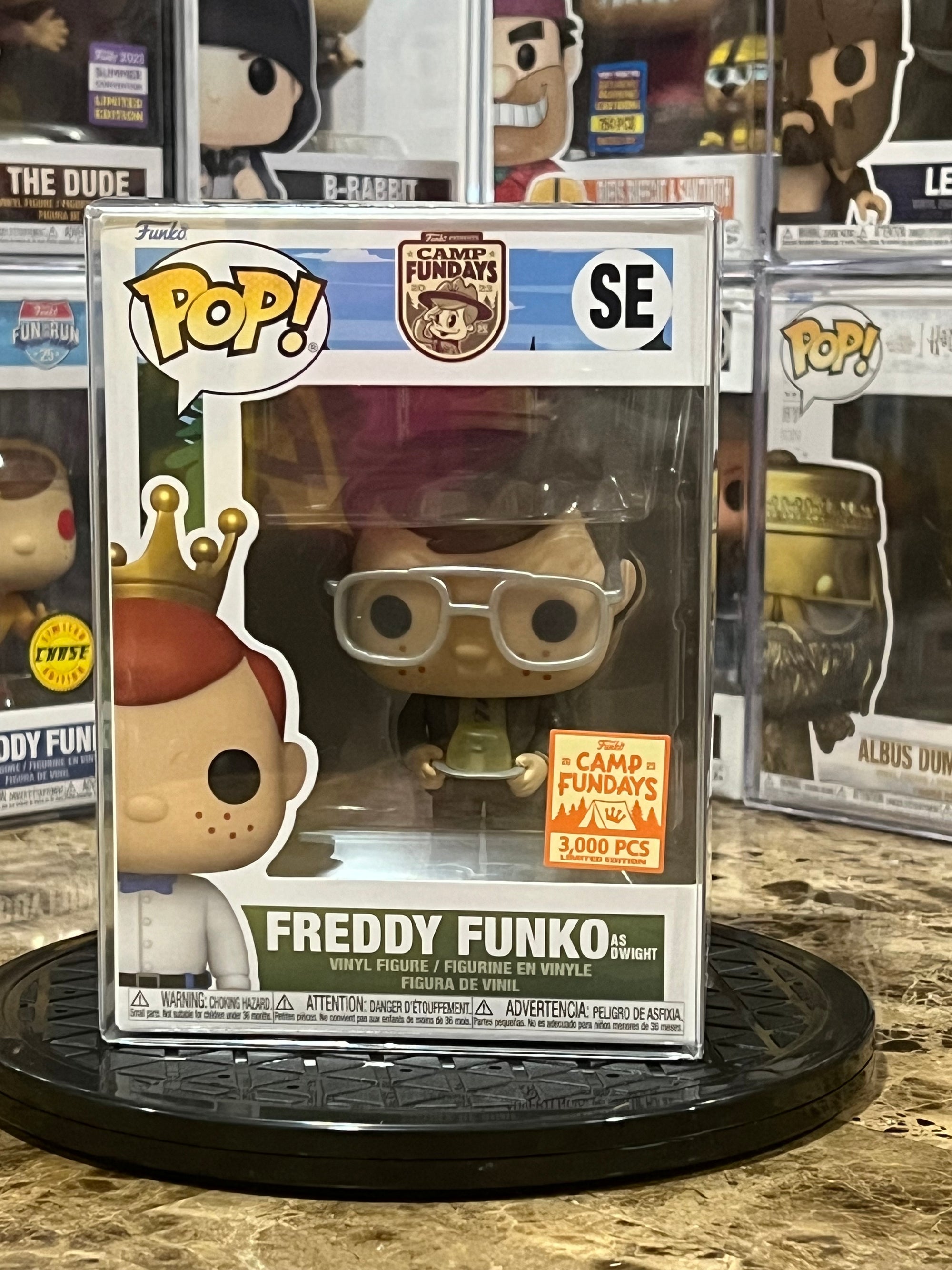 Funko Pop Camp Fundays Freddy Funko as Dwight Schrute #SE