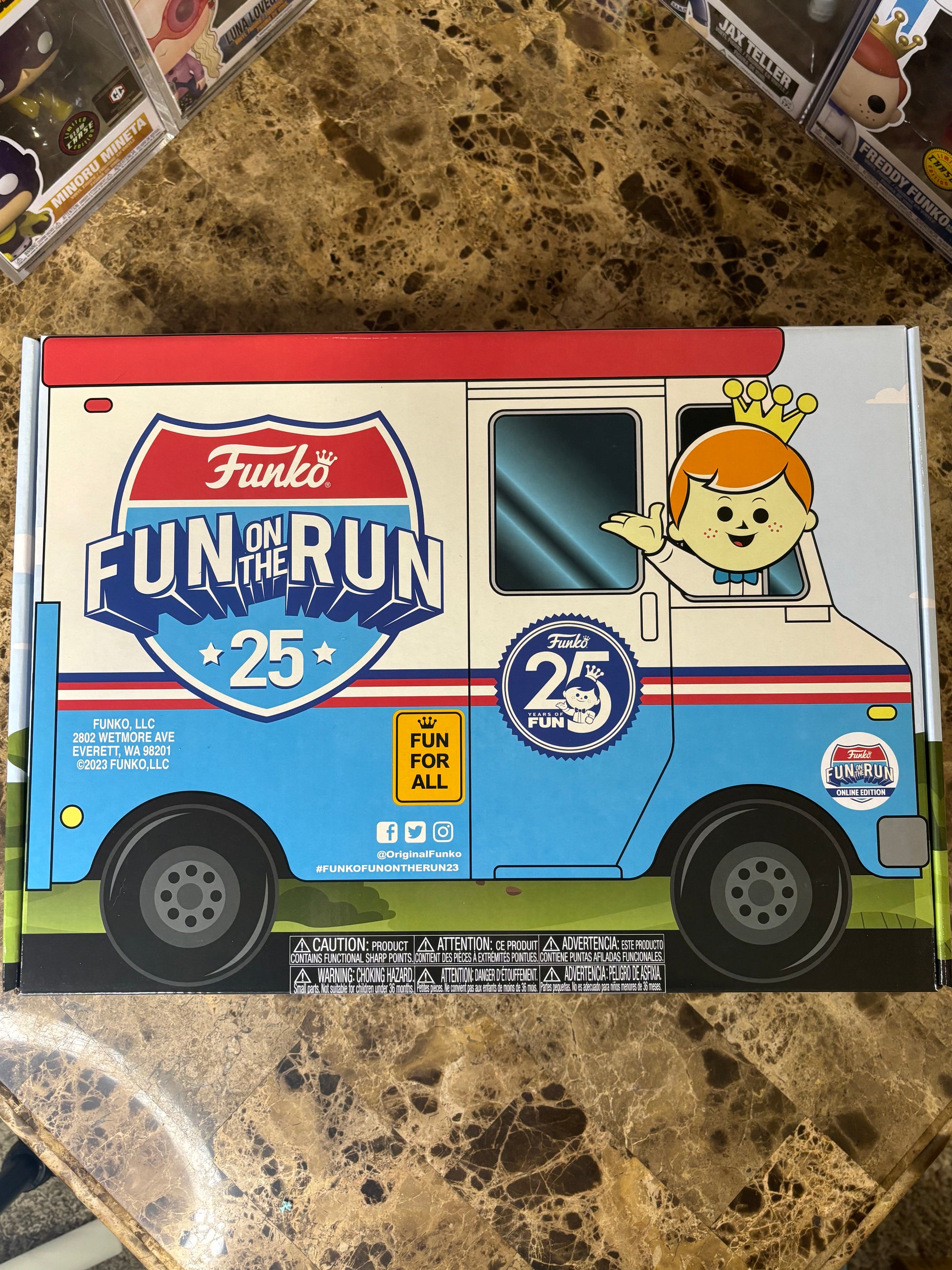 Funko Fun on the Run 25th Anniversary Box