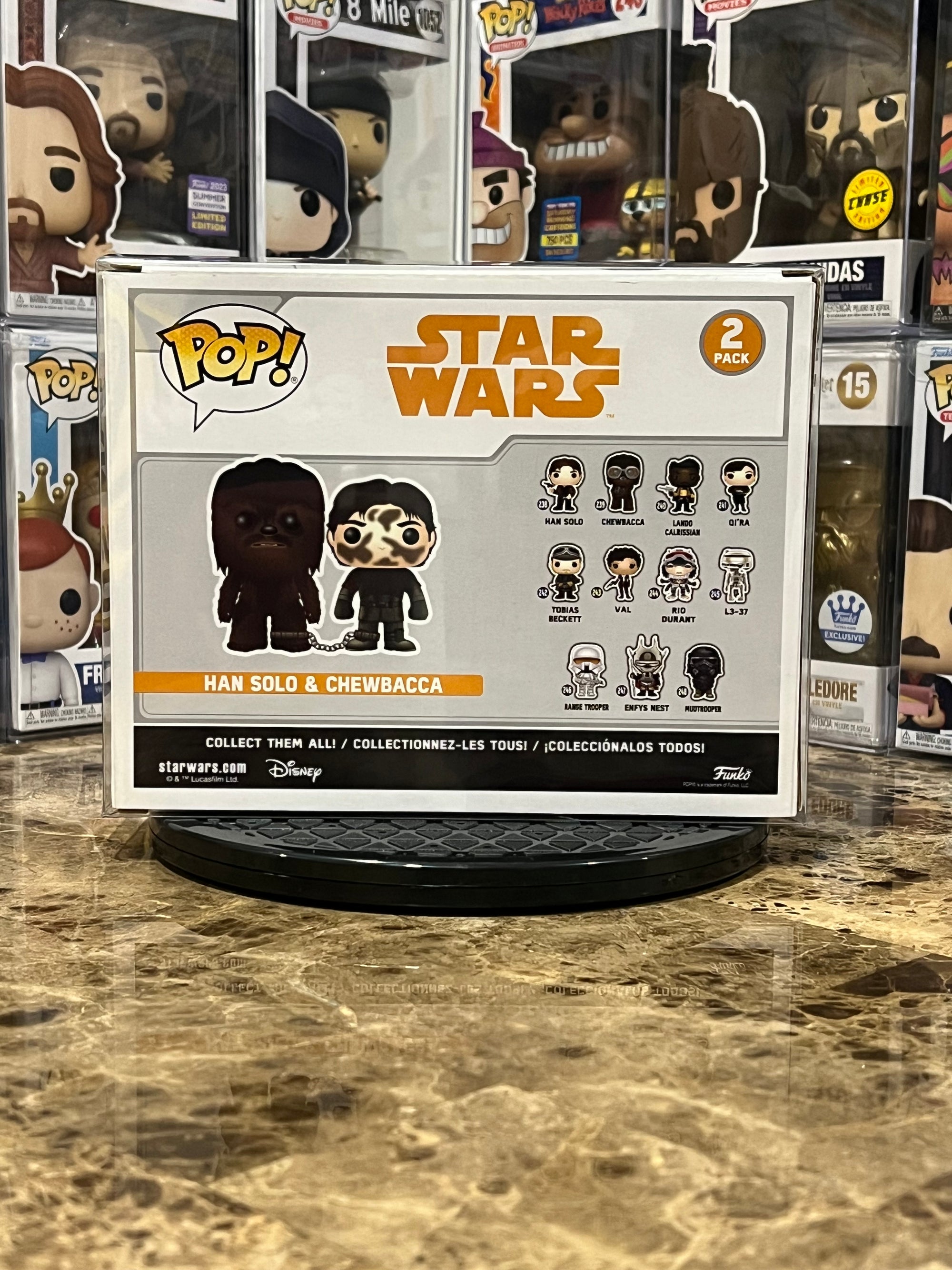 Funko Pop 2-Pack Star Wars Han Solo & Chewbacca