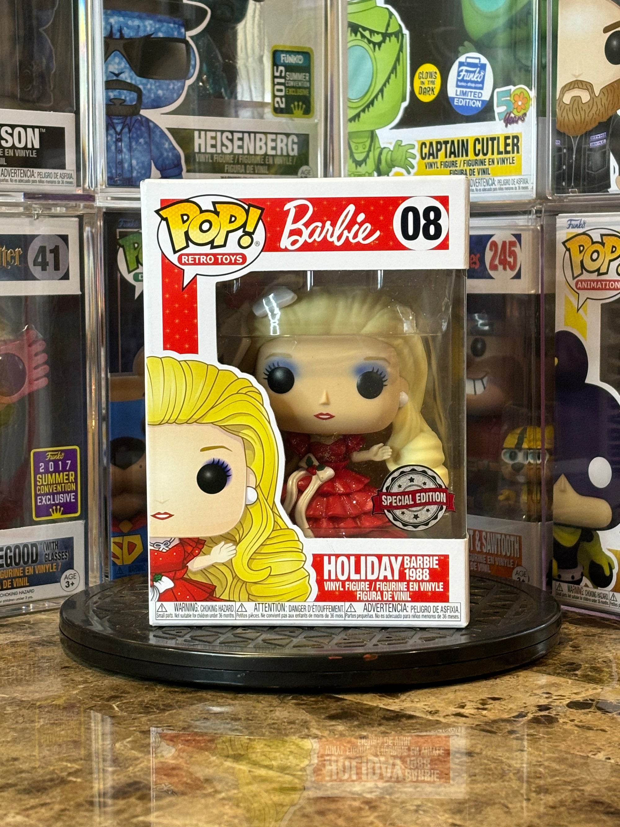 Funko Pop Barbie Holiday Barbie 1988 #08