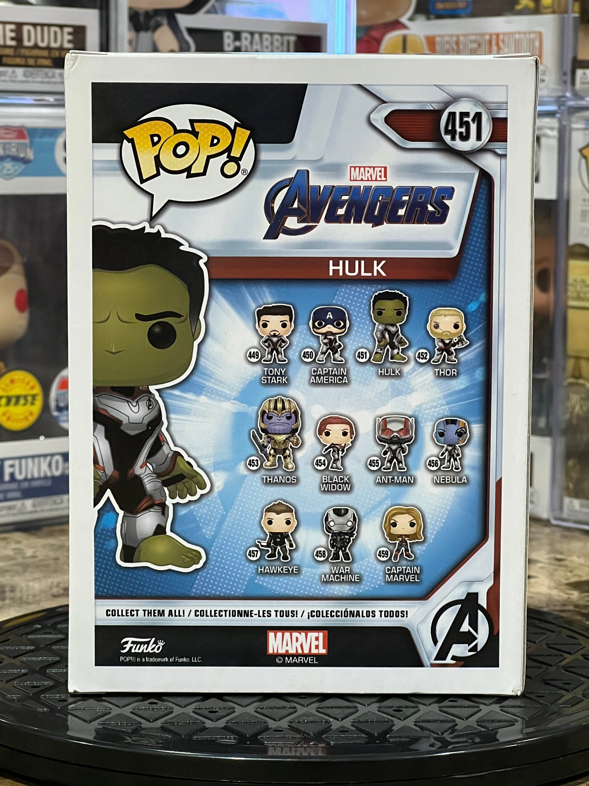 Funko Pop Avengers Hulk #451