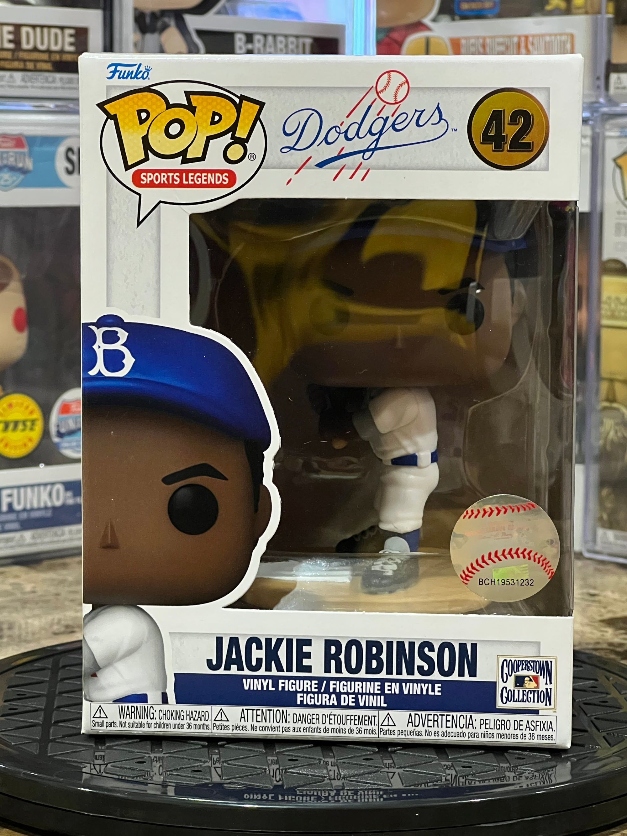 Funko Pop Brooklyn Dodgers Jackie Robinson #42 (Batting)