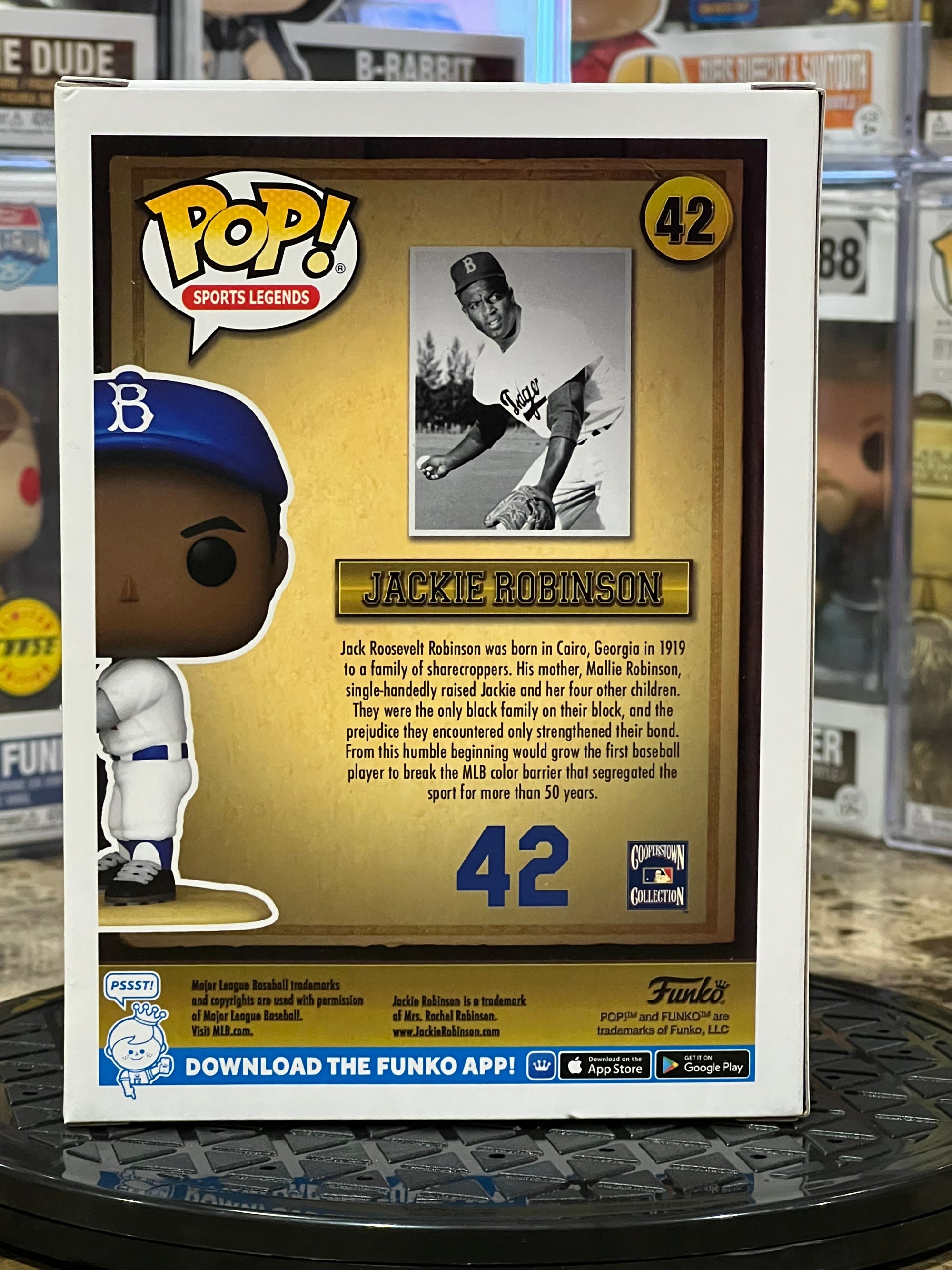 Funko Pop Brooklyn Dodgers Jackie Robinson #42 (Batting)