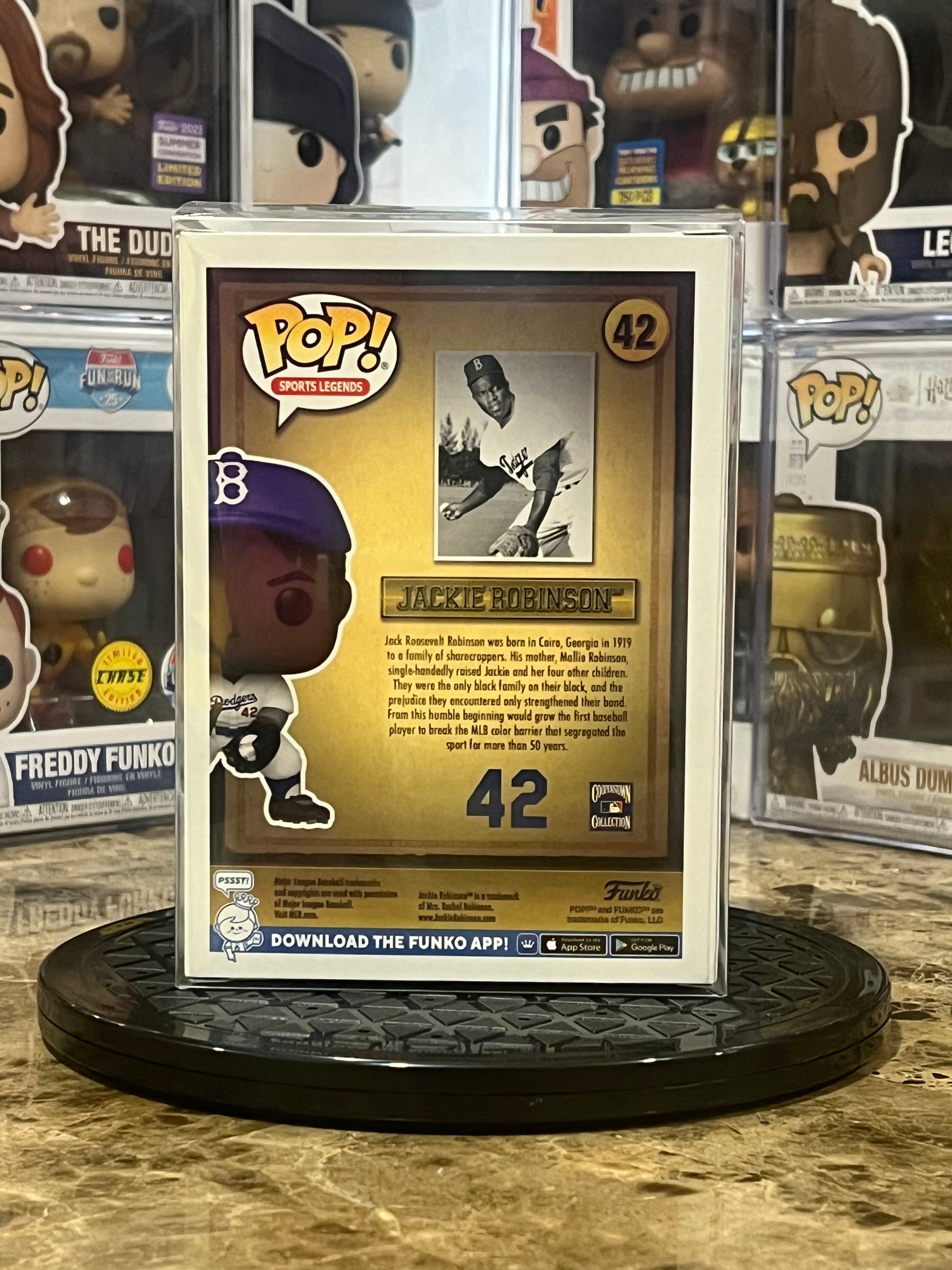 Funko Pop Brooklyn Dodgers Jackie Robinson #42 (Fielding)