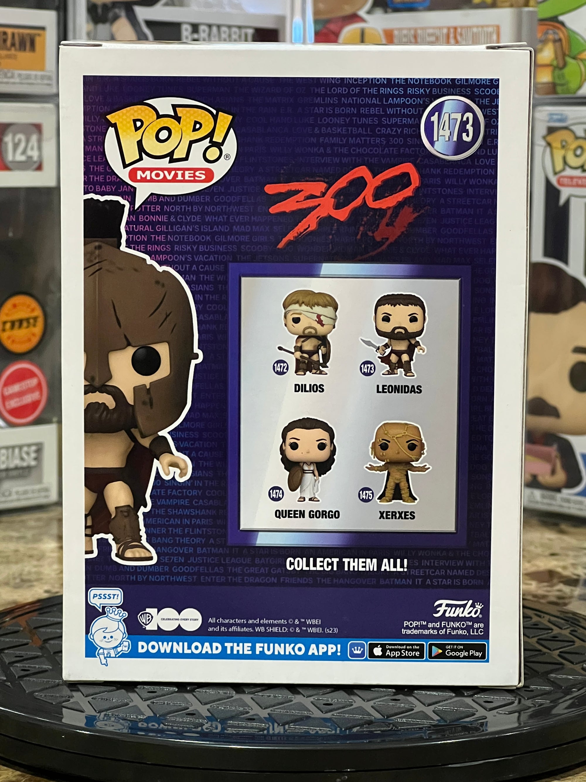 Funko Pop WB100 Leonidas #1473 Chase