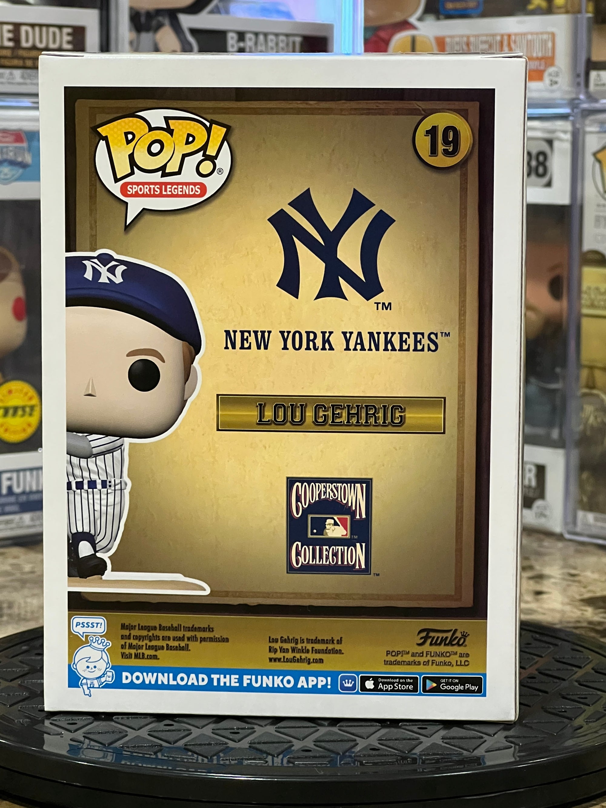 Funko Pop New York Yankees Lou Gehrig #19