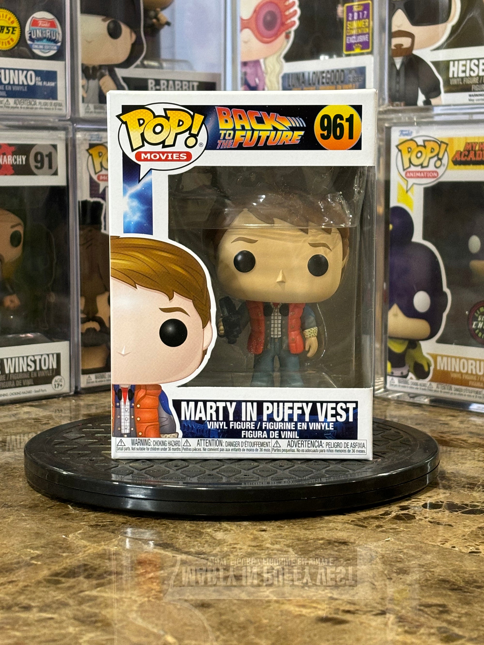 Funko Pop Back to the Future Marty in Puffy Vest #961