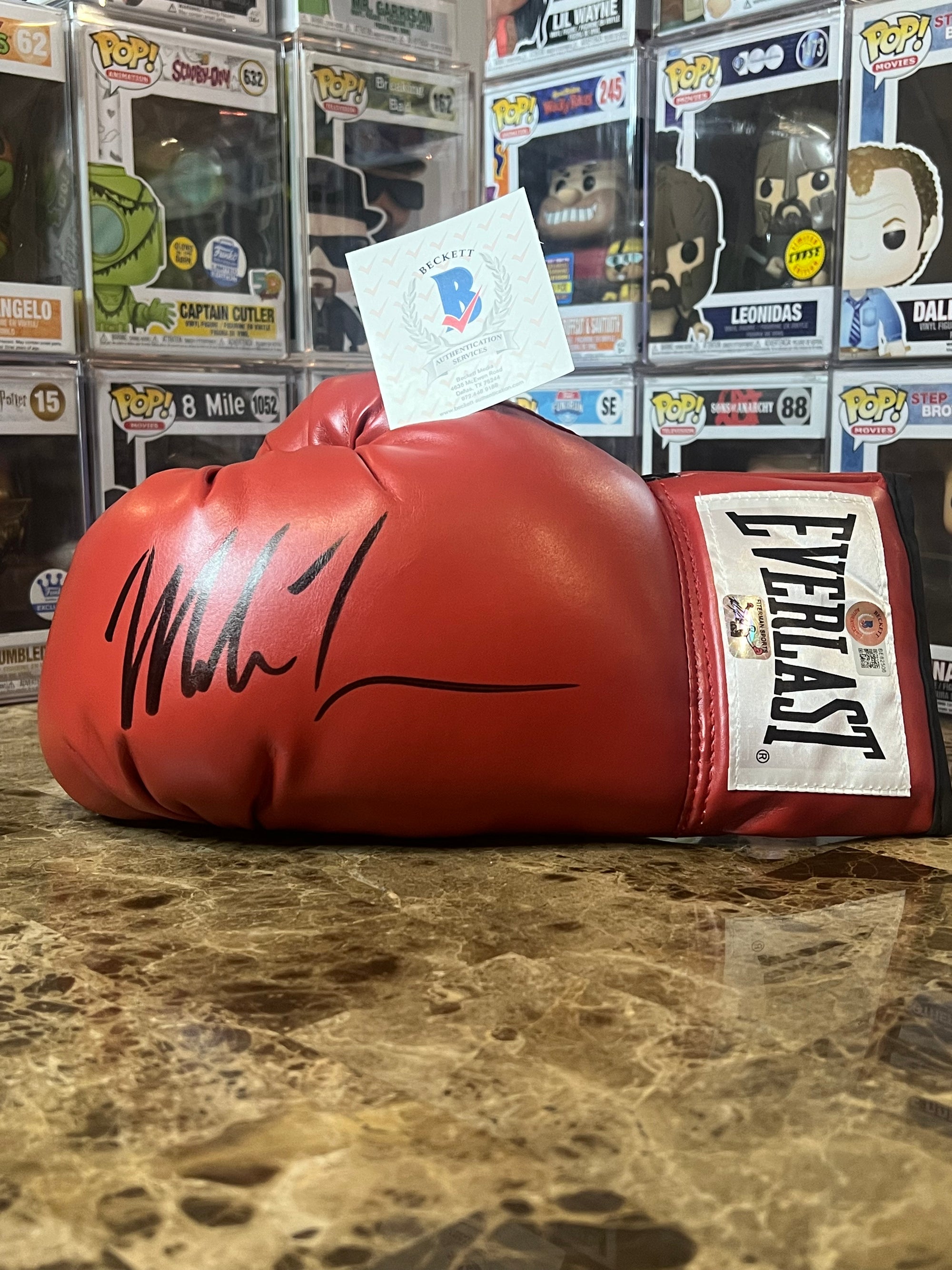 Autographed Mike Tyson Everlast Glove