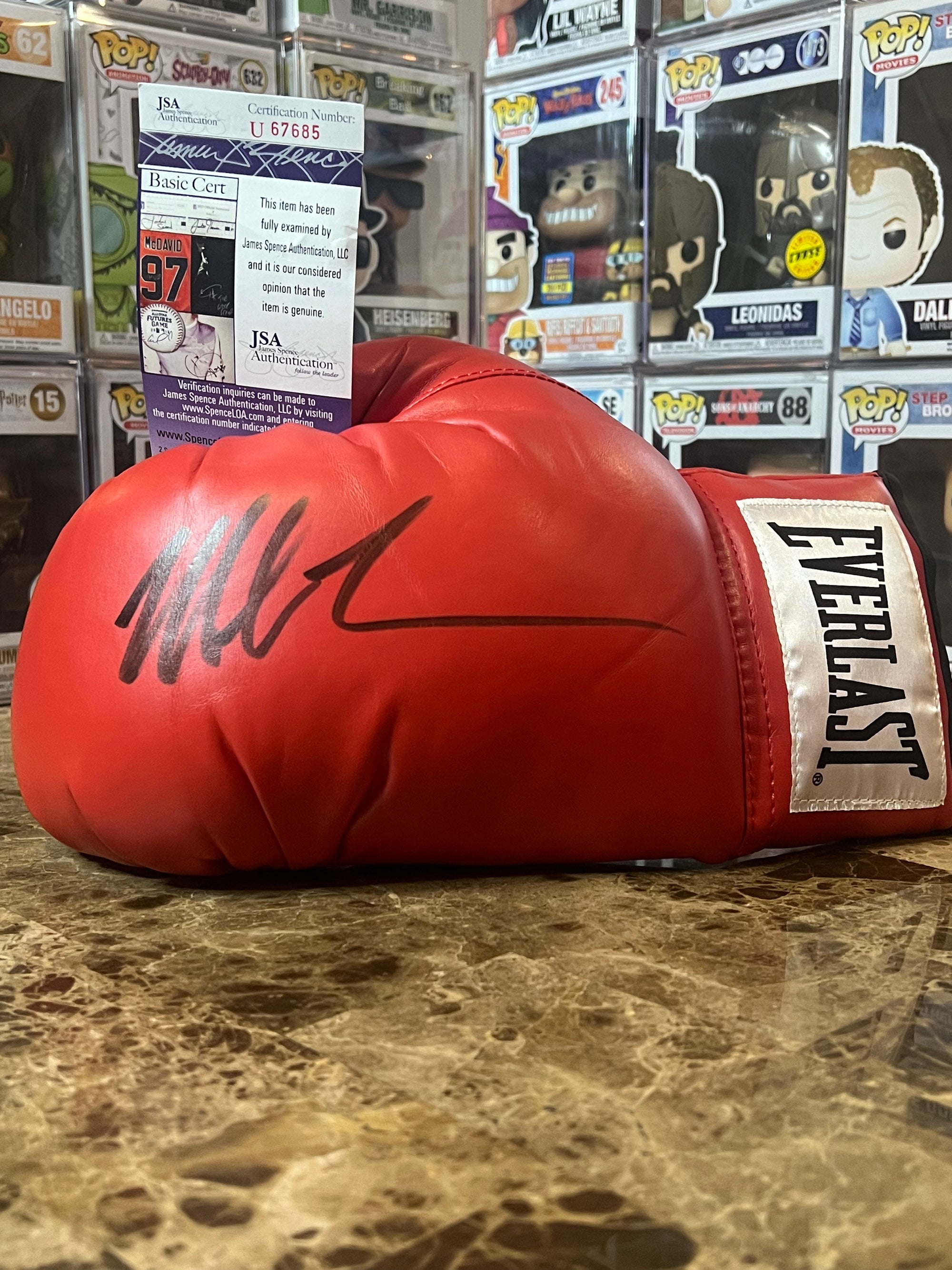 Autographed Mike Tyson Everlast Glove