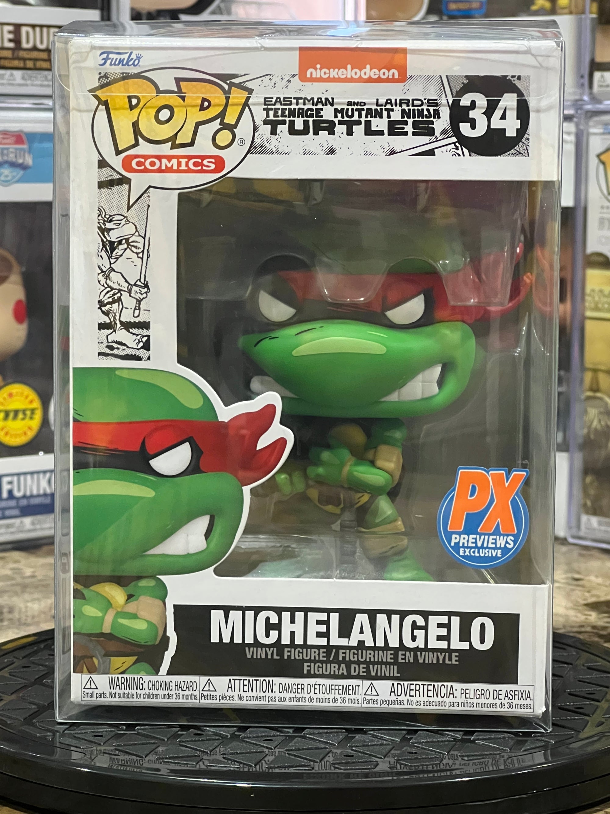 Funko Pop Eastman & Lairds TMNT Michelangelo #34
