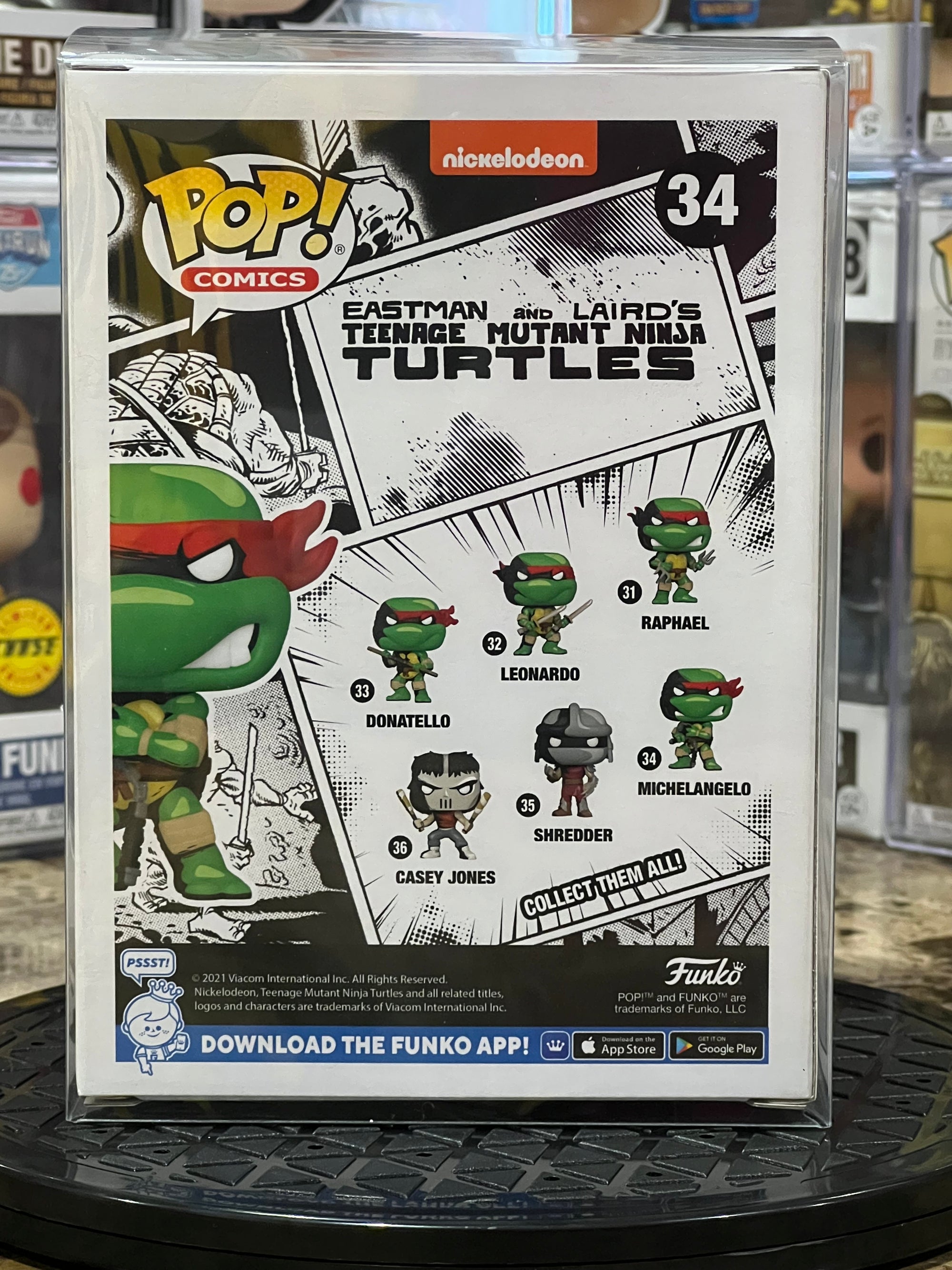 Funko Pop Eastman & Lairds TMNT Michelangelo #34