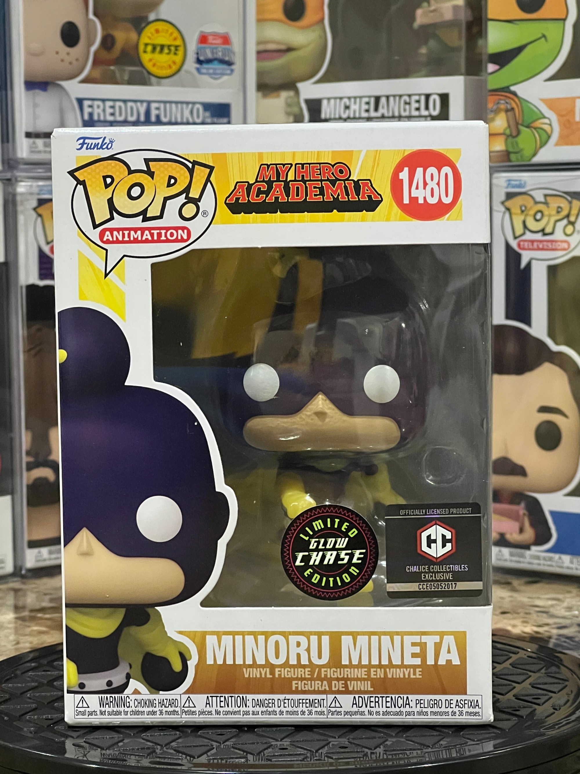 Funko Pop My Hero Acedamia Minoru Mineta #1480 Glow Chase