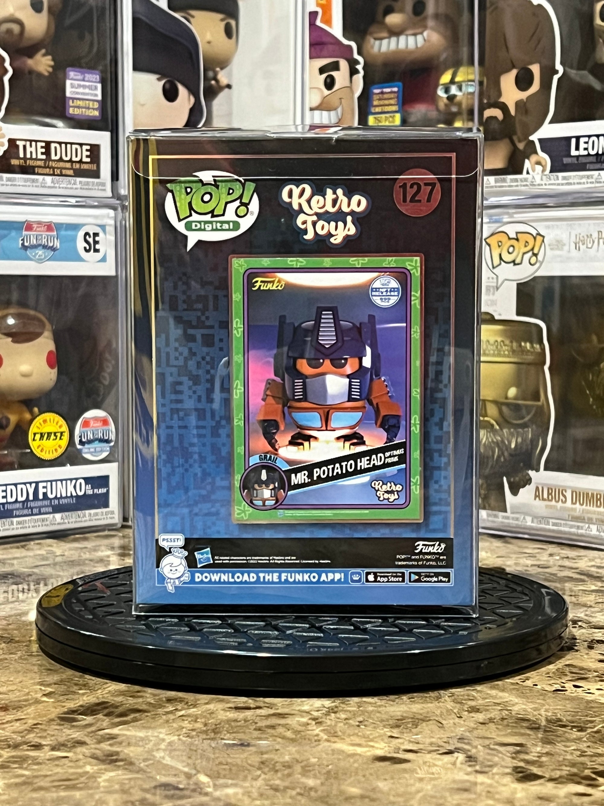 Funko Pop Retro Toys Mr. Potato Head as Optimus Prime #127 Digital NFT Release