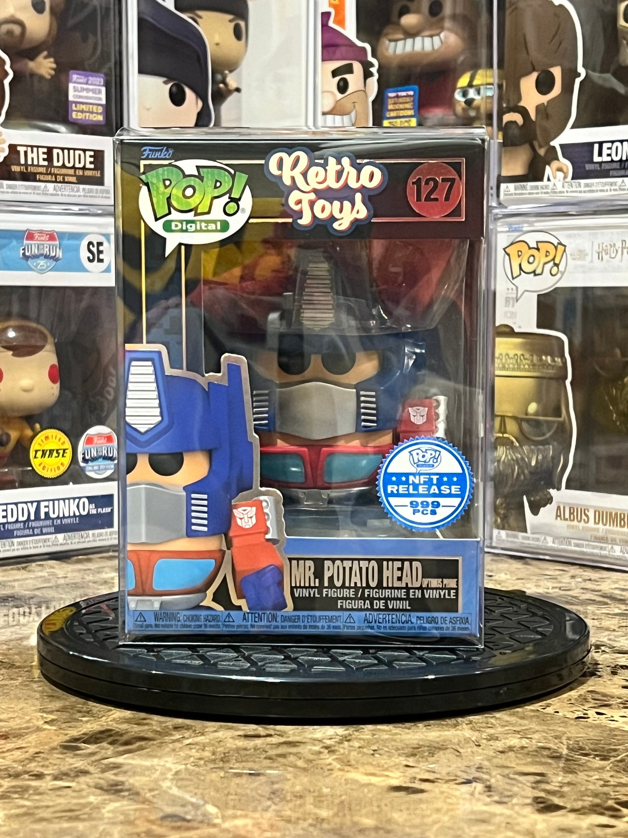 Funko Pop Retro Toys Mr. Potato Head as Optimus Prime #127 Digital NFT Release